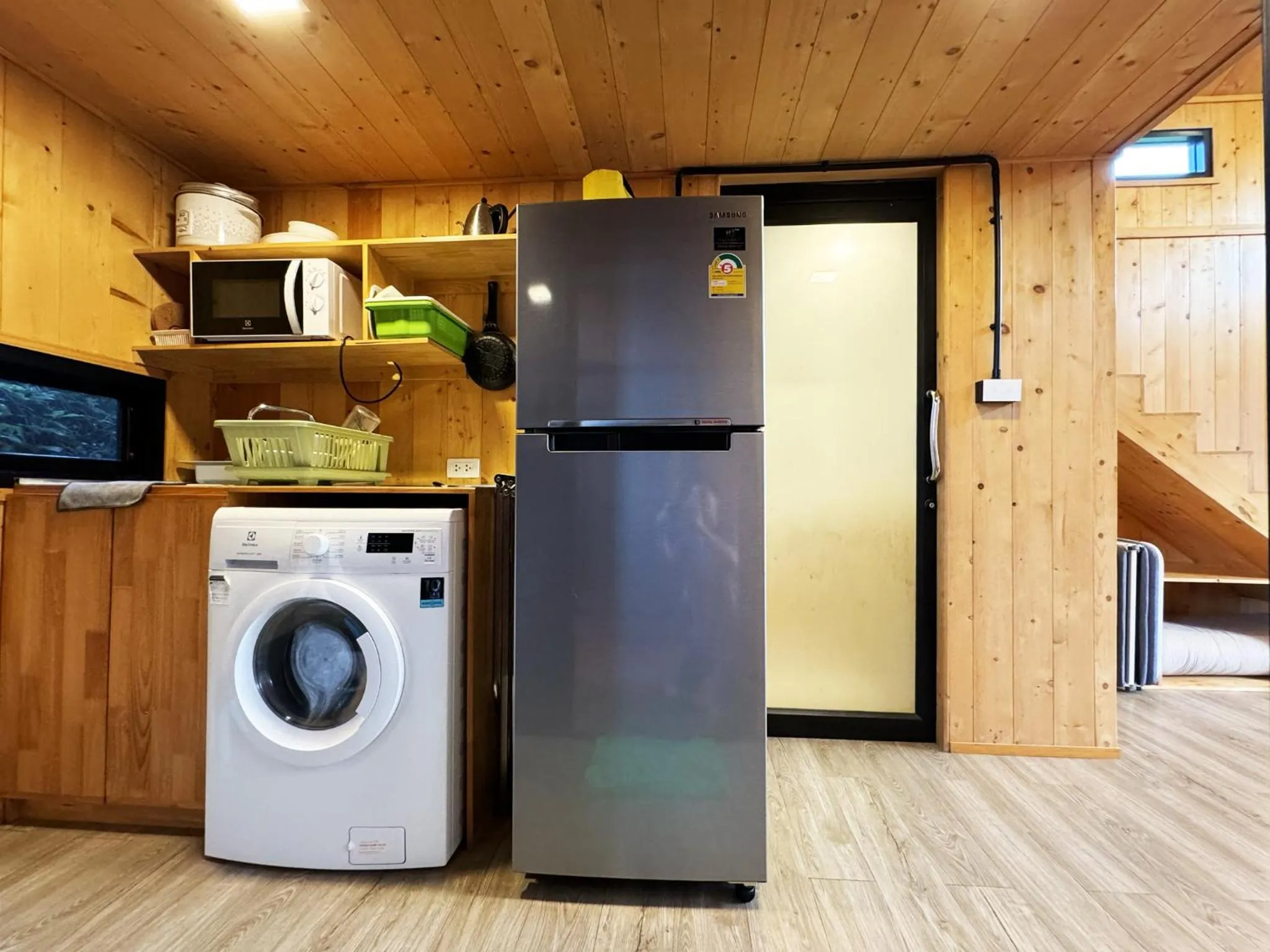 Kitchen or kitchenette in Abrite House - Tiny House Koh Lanta