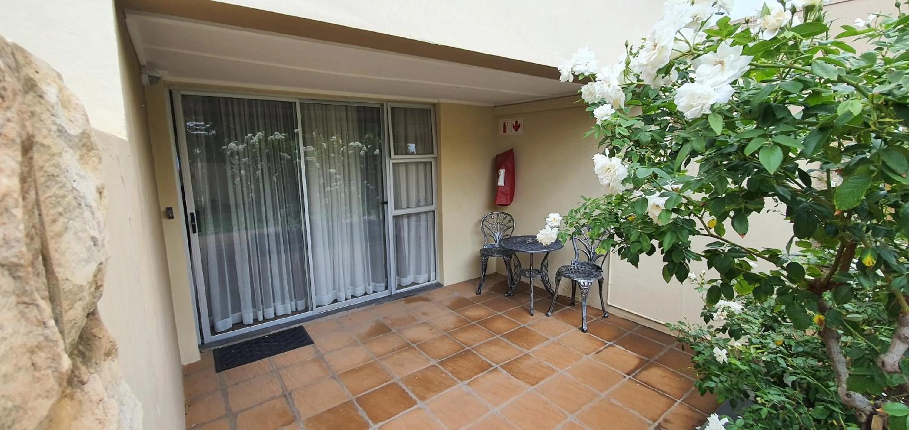 Patio in Acacia Lodge
