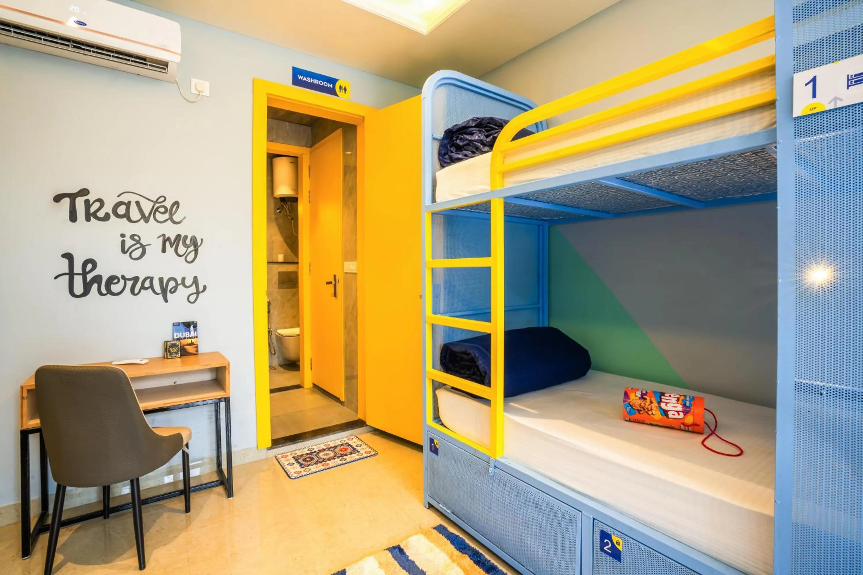 Bed in Shalom Backpackers Jaipur