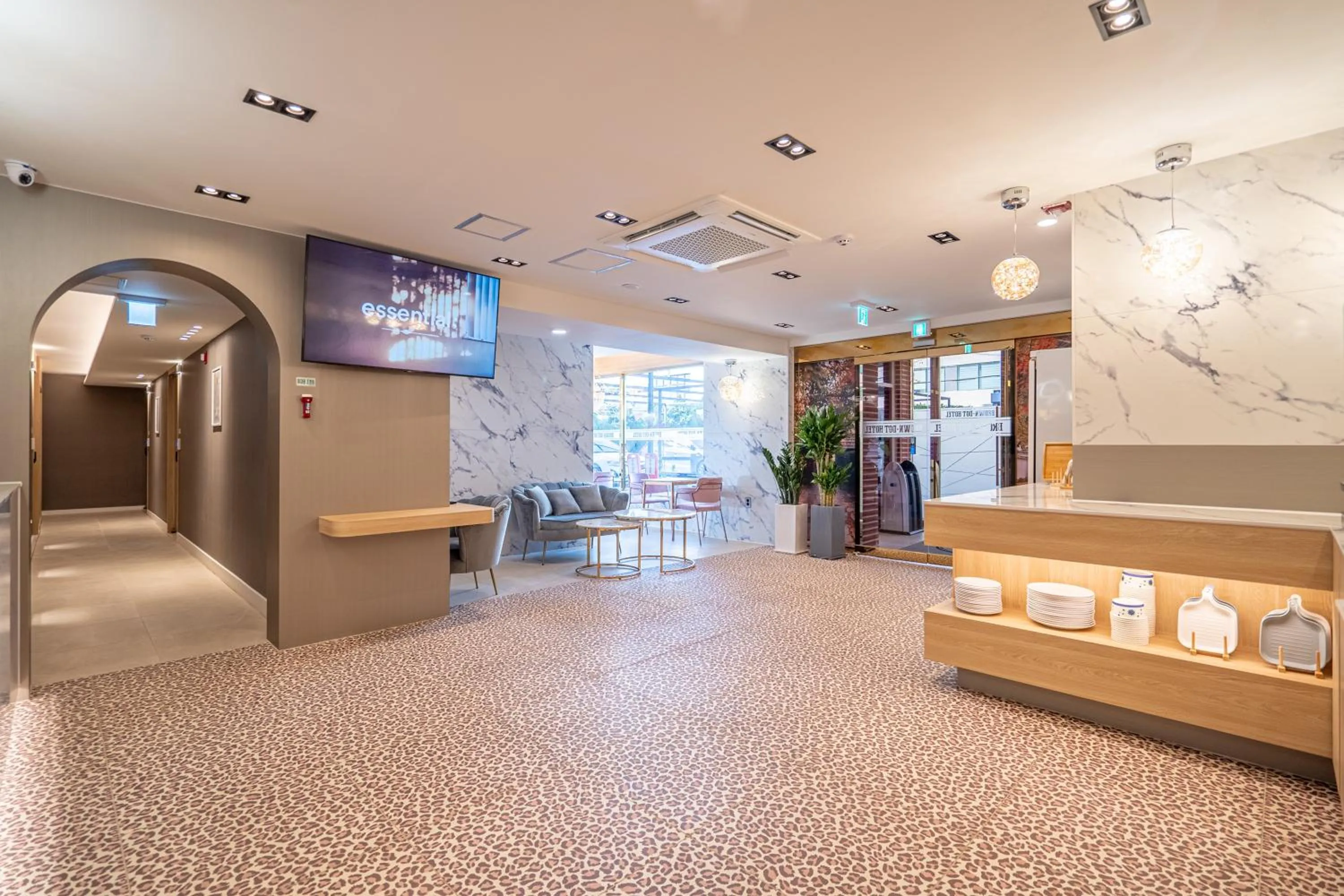 Seating area in Browndot hotel Gimhae cityhall