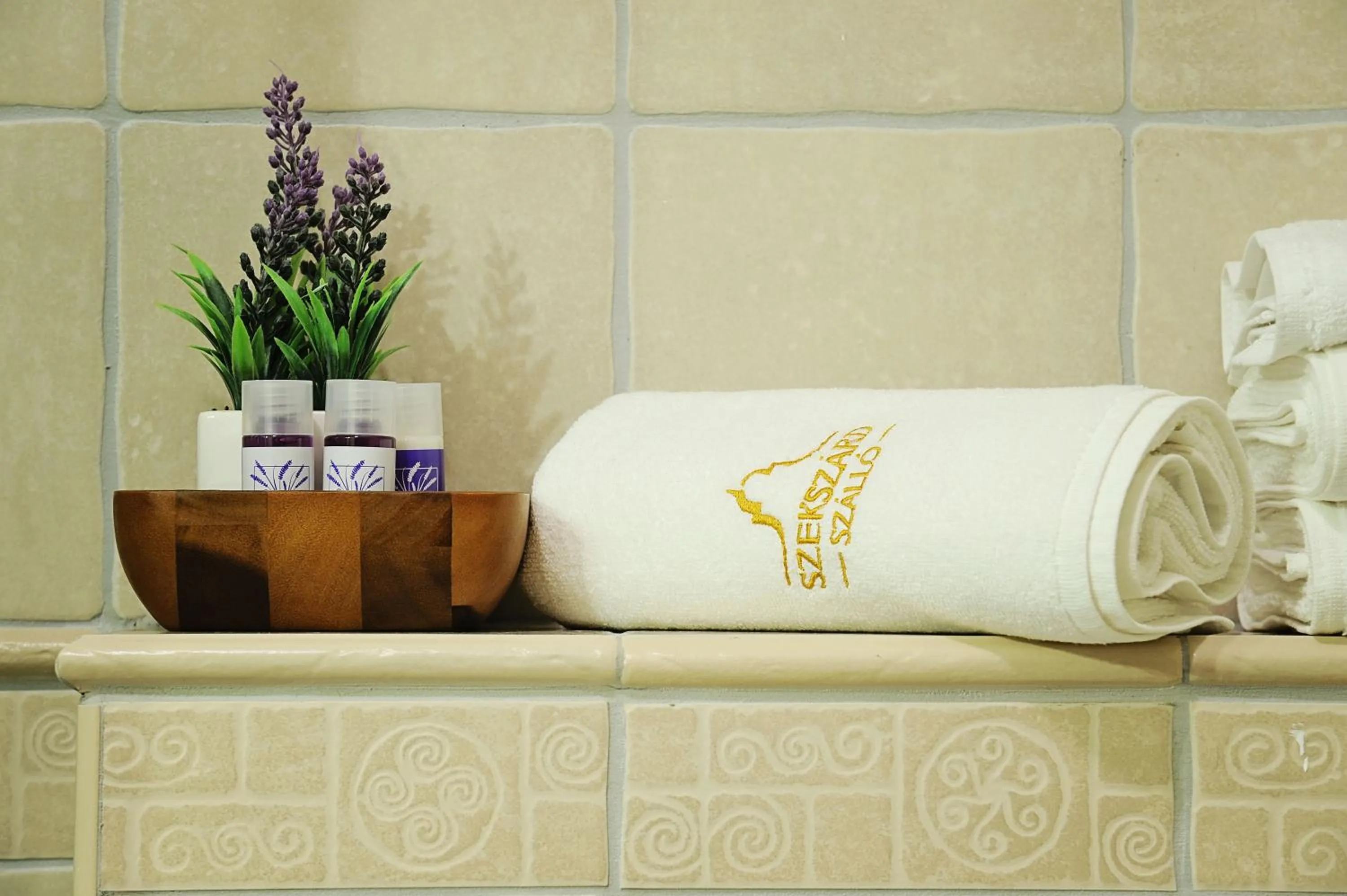 Bathroom in Szekszárd Szálló