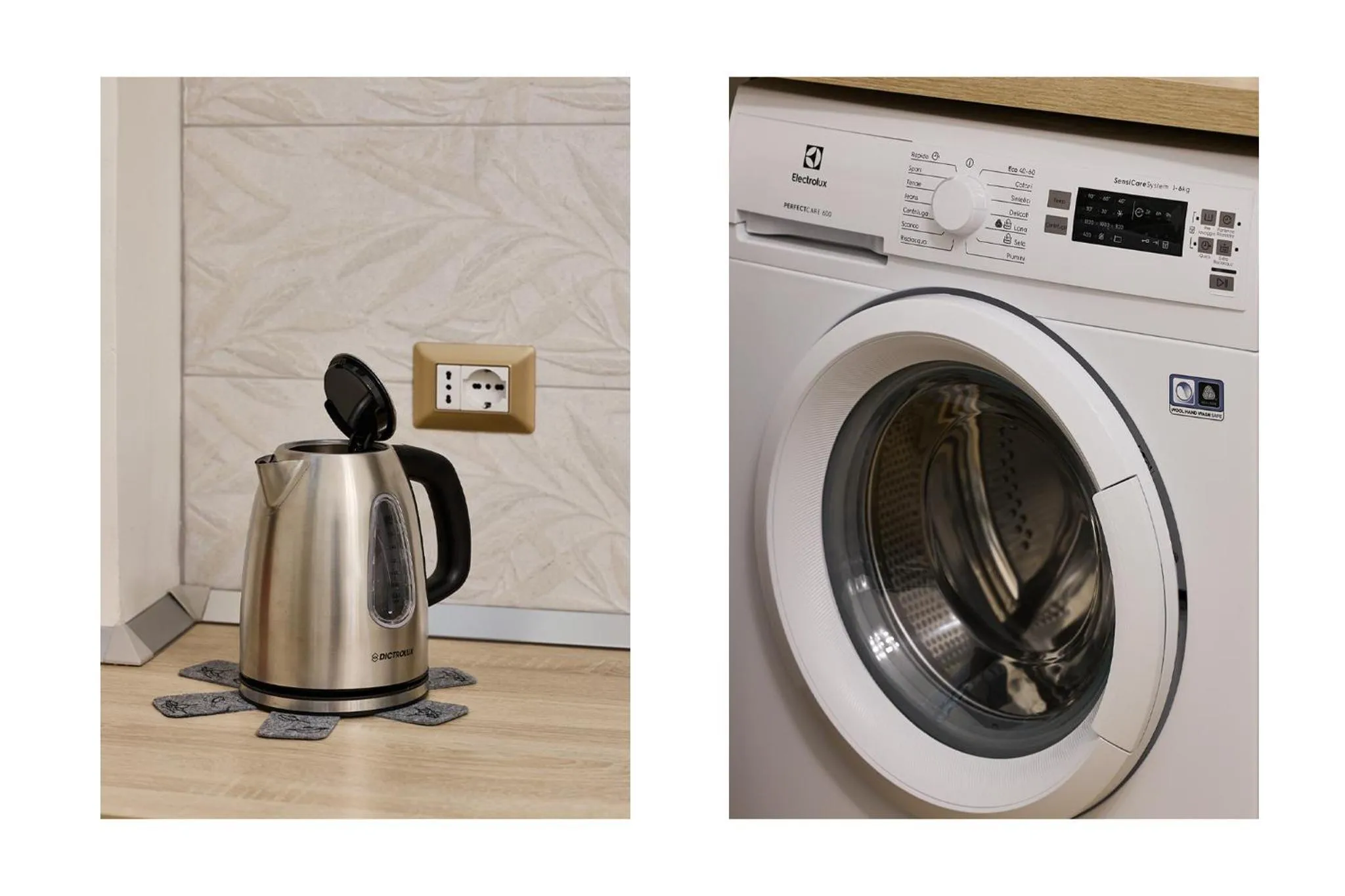 washing machine in Merulana Suite Apartment