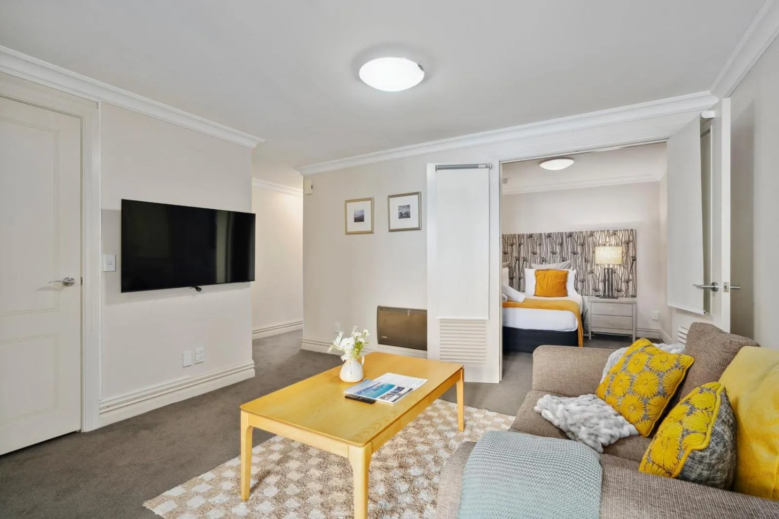 Modern Spacious Town Center Unit with Lake View