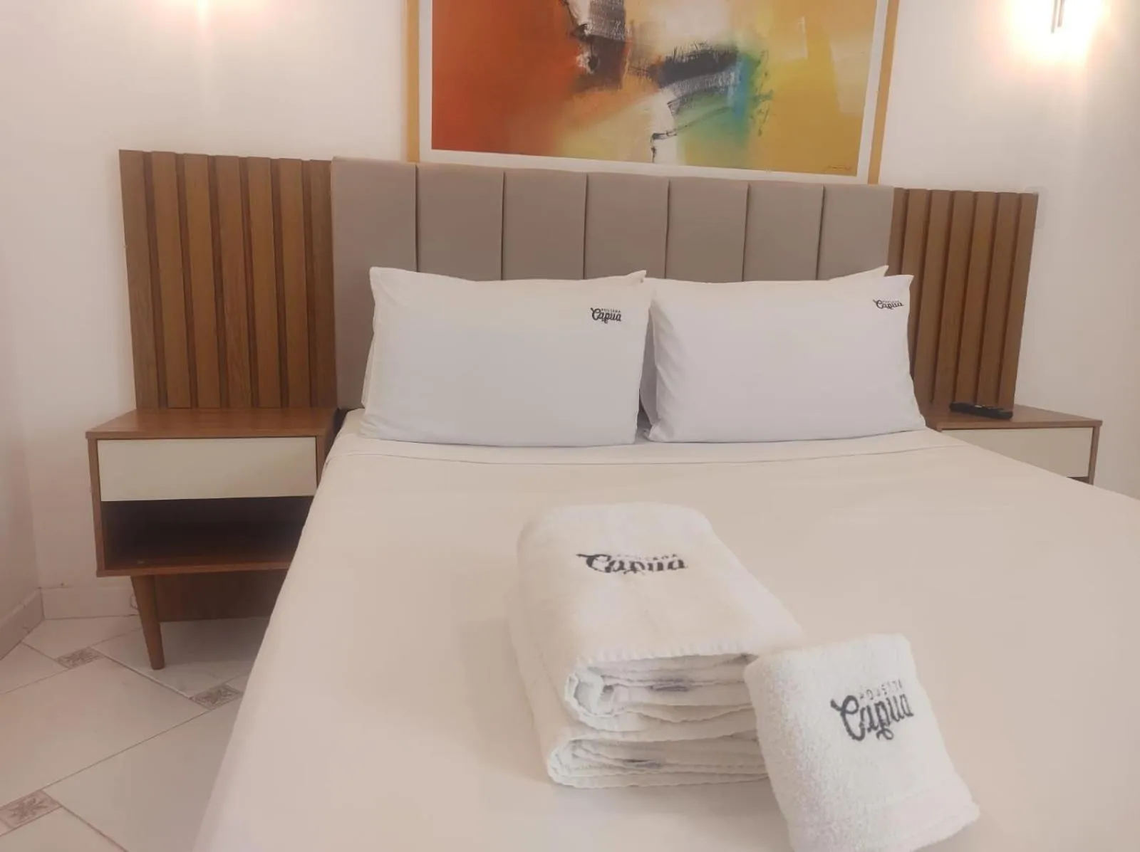 Bed in Pousada Capua Buzios