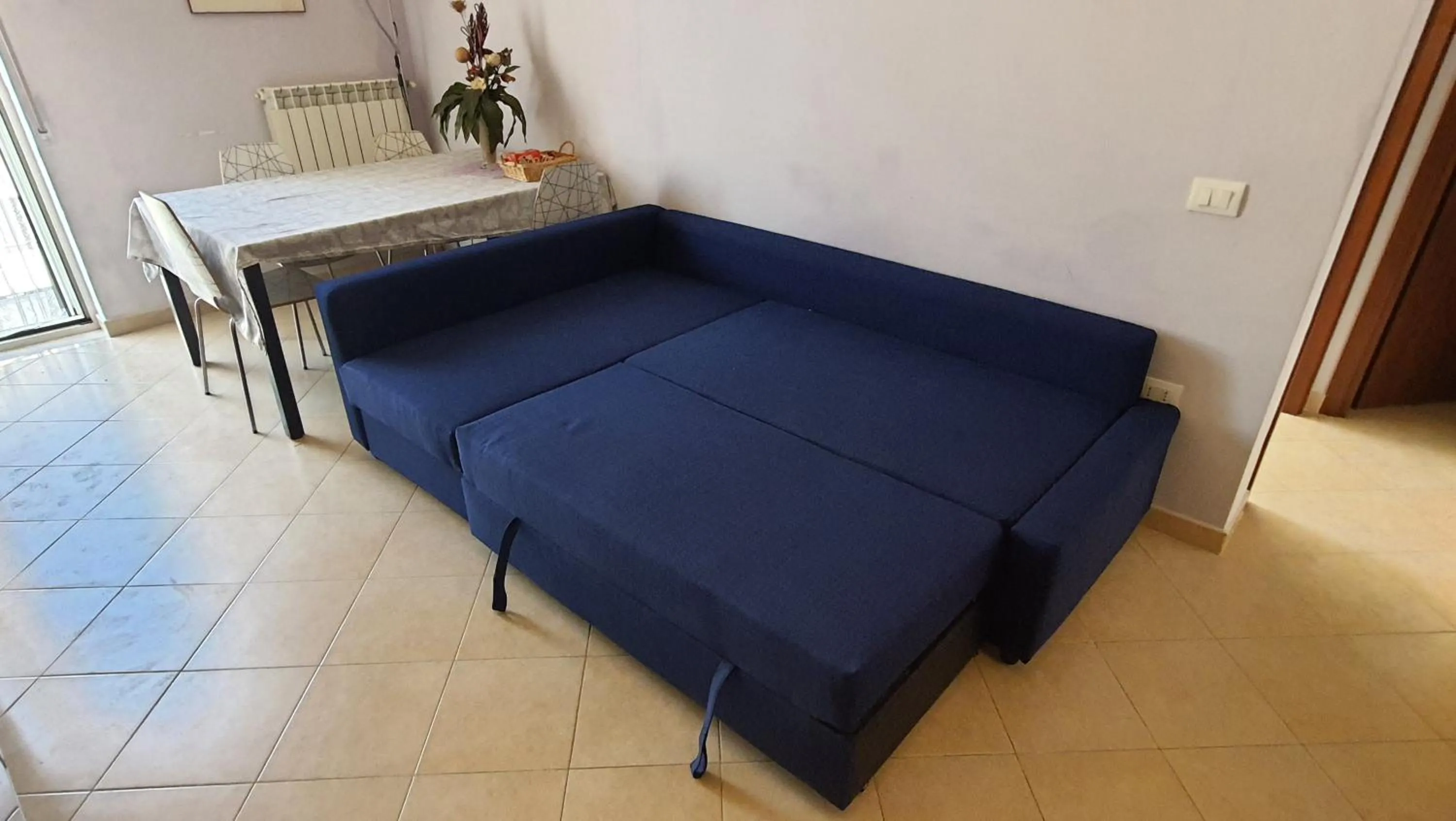 Bed in Amalfi Coast Apartment