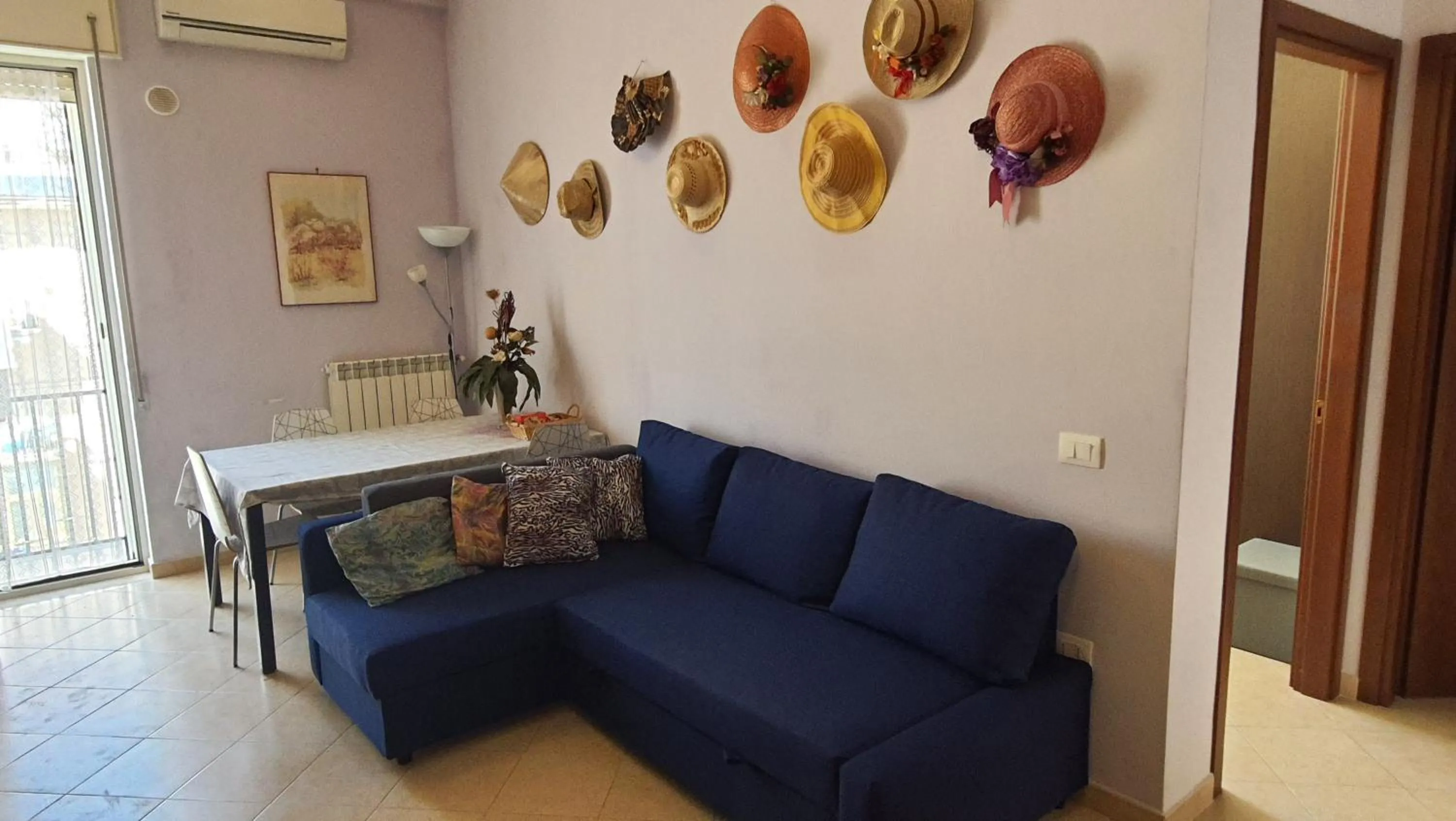 Bed in Amalfi Coast Apartment