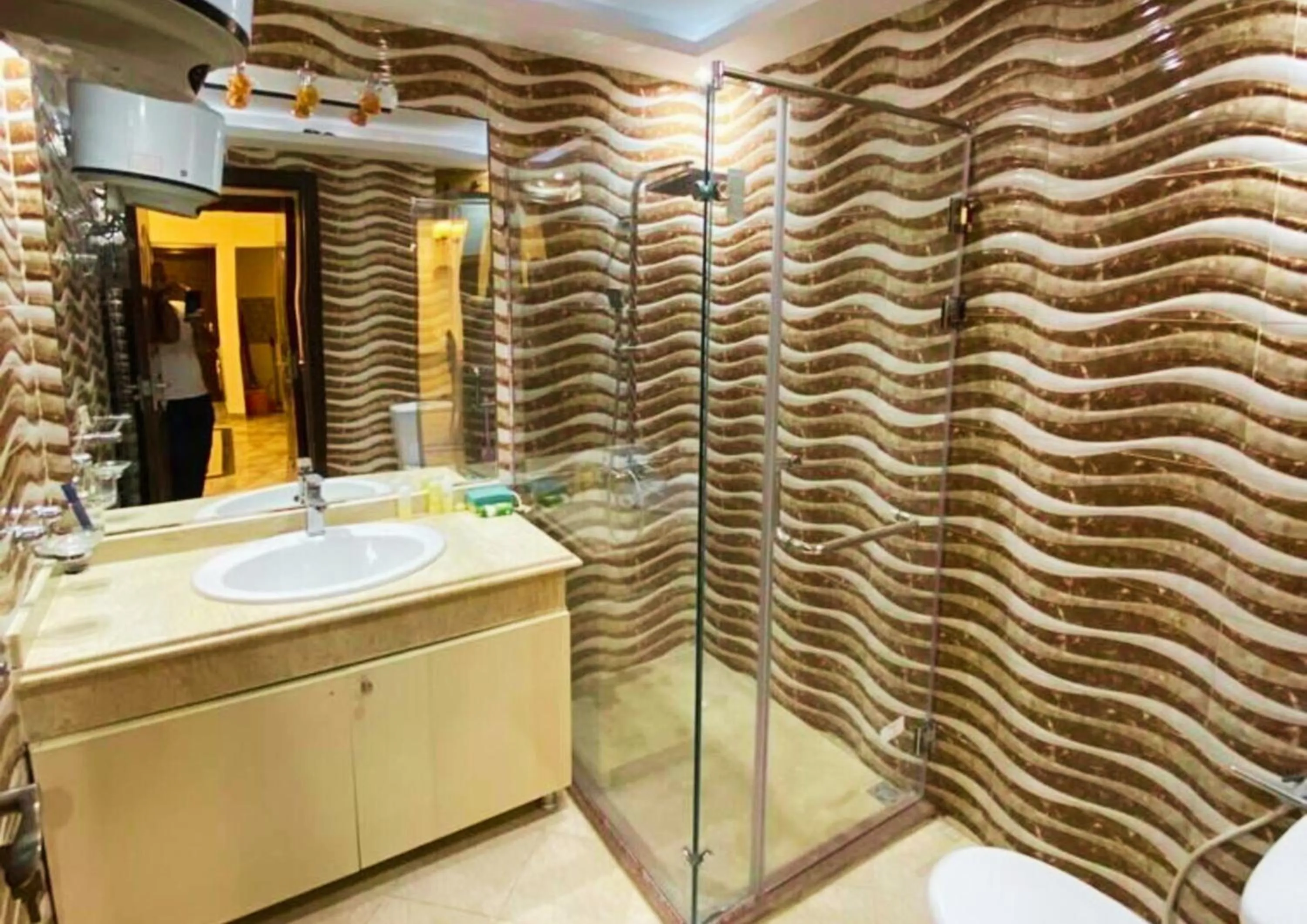 Shower in Luxury Sharm Hills Resort