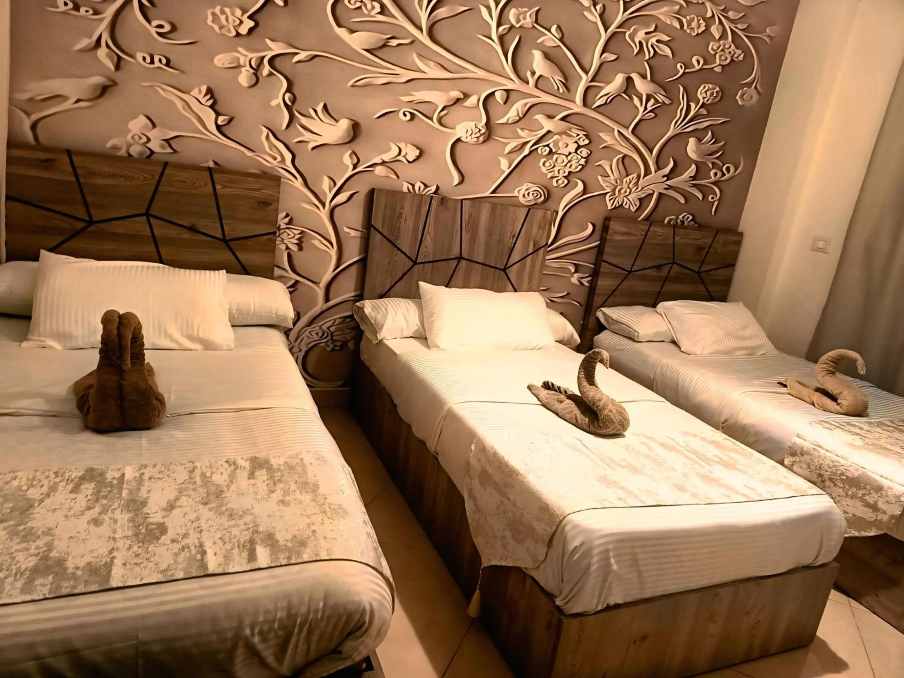 Bed in Luxury Sharm Hills Resort