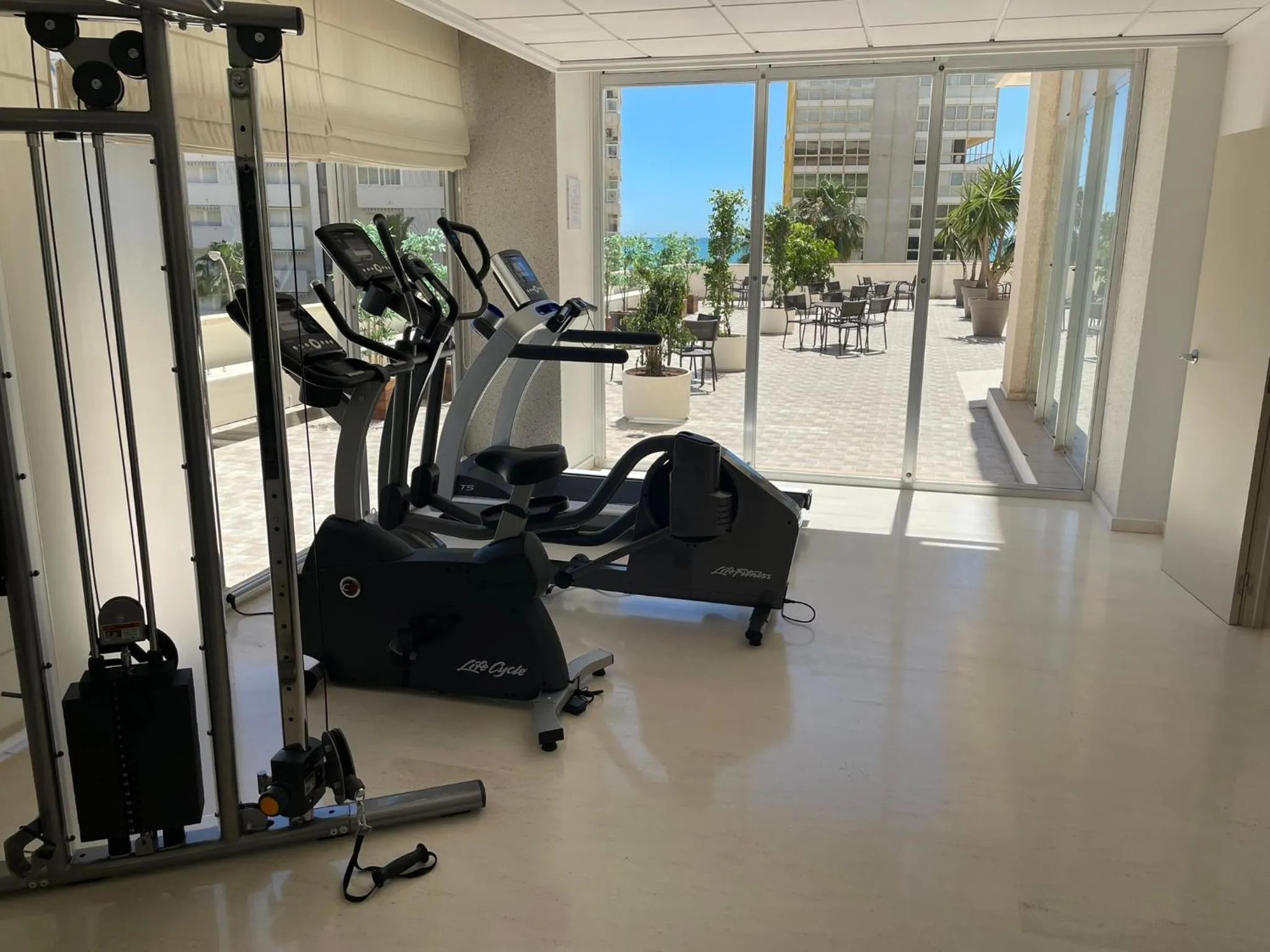 Fitness centre/facilities in Hotel Santamarta
