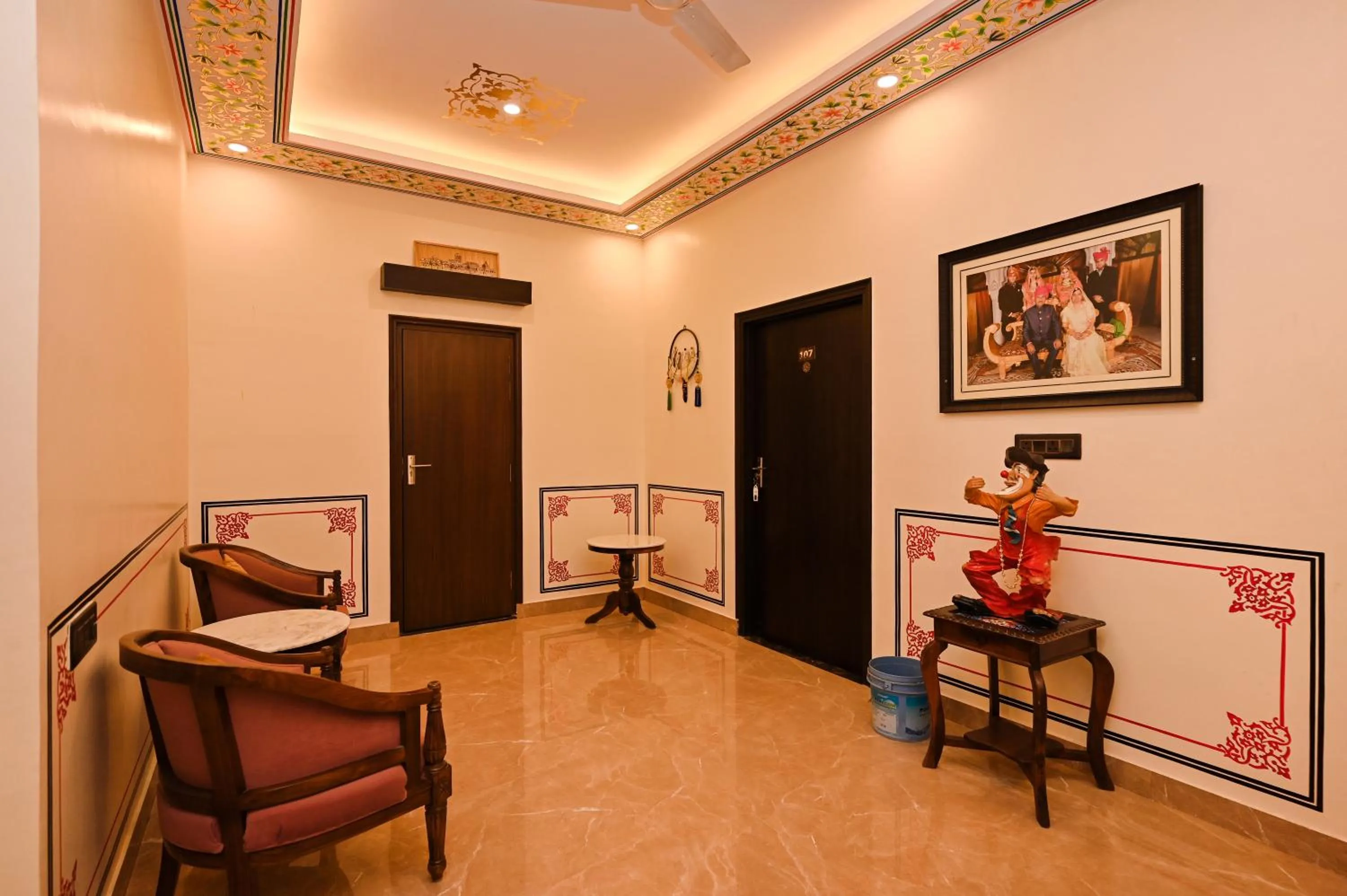 Lobby or reception in Harnawa Haveli - A Boutique Heritage Stay