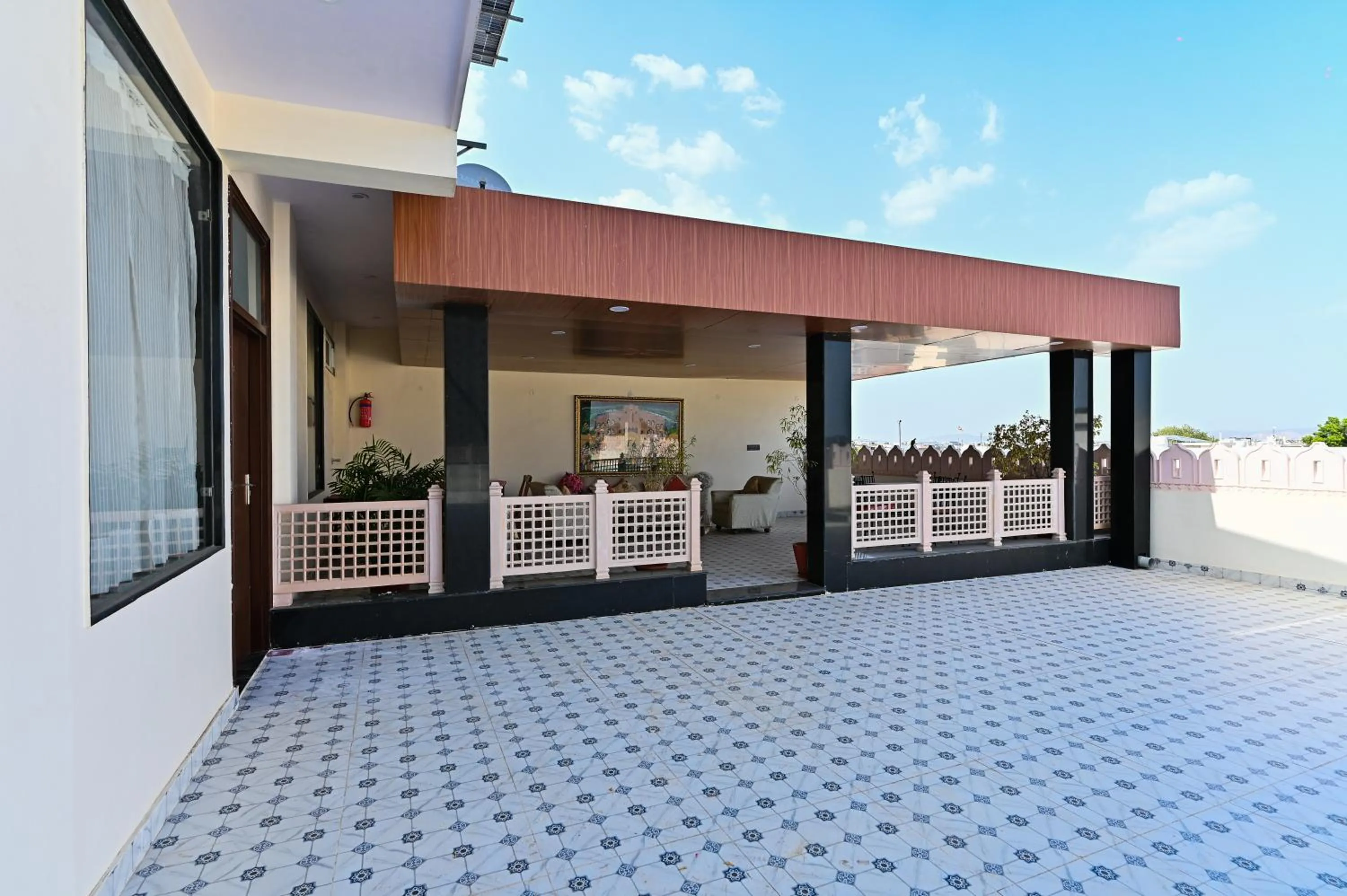 Balcony/Terrace in Harnawa Haveli - A Boutique Heritage Stay