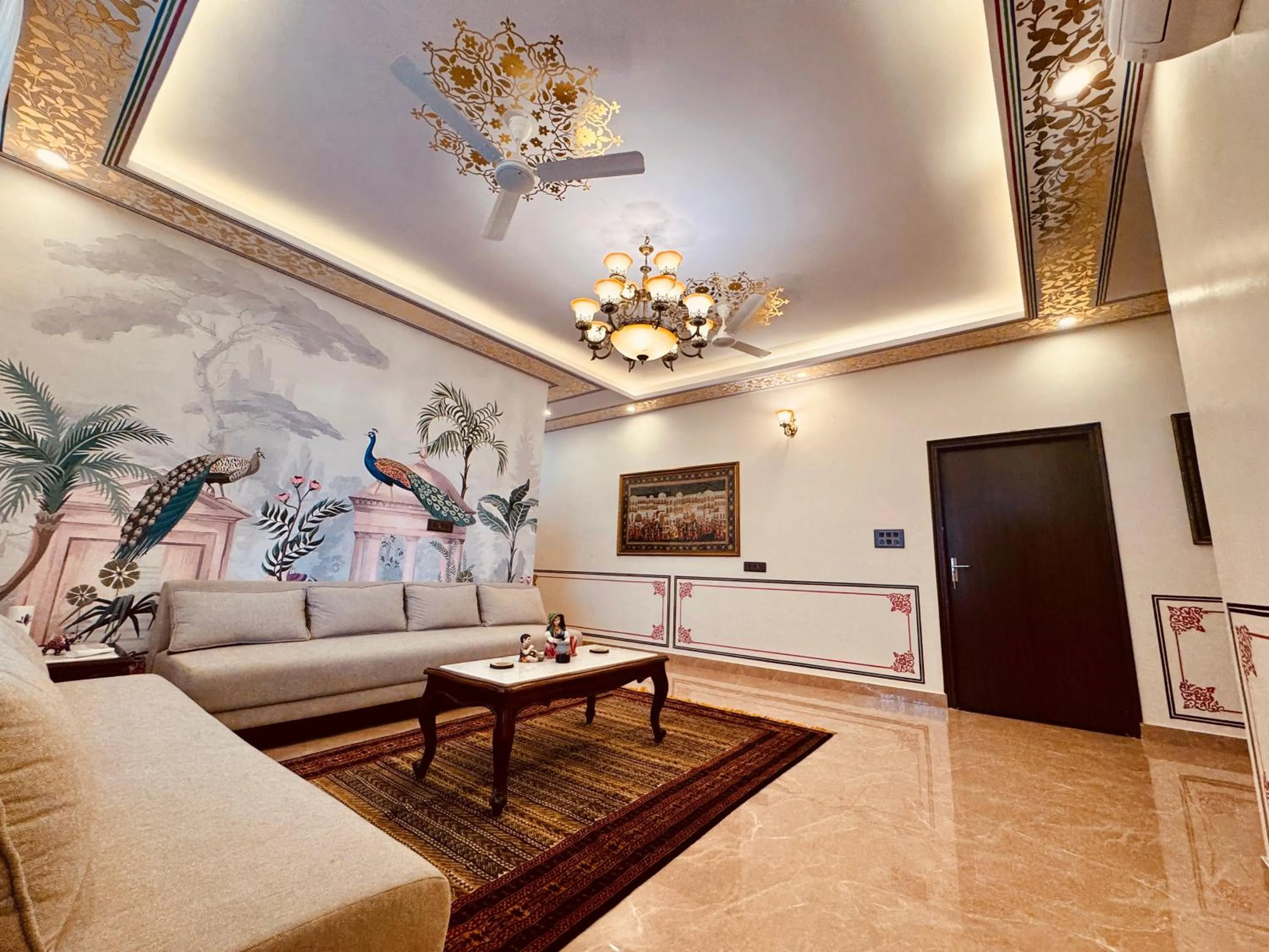 Lobby or reception in Harnawa Haveli - A Boutique Heritage Stay