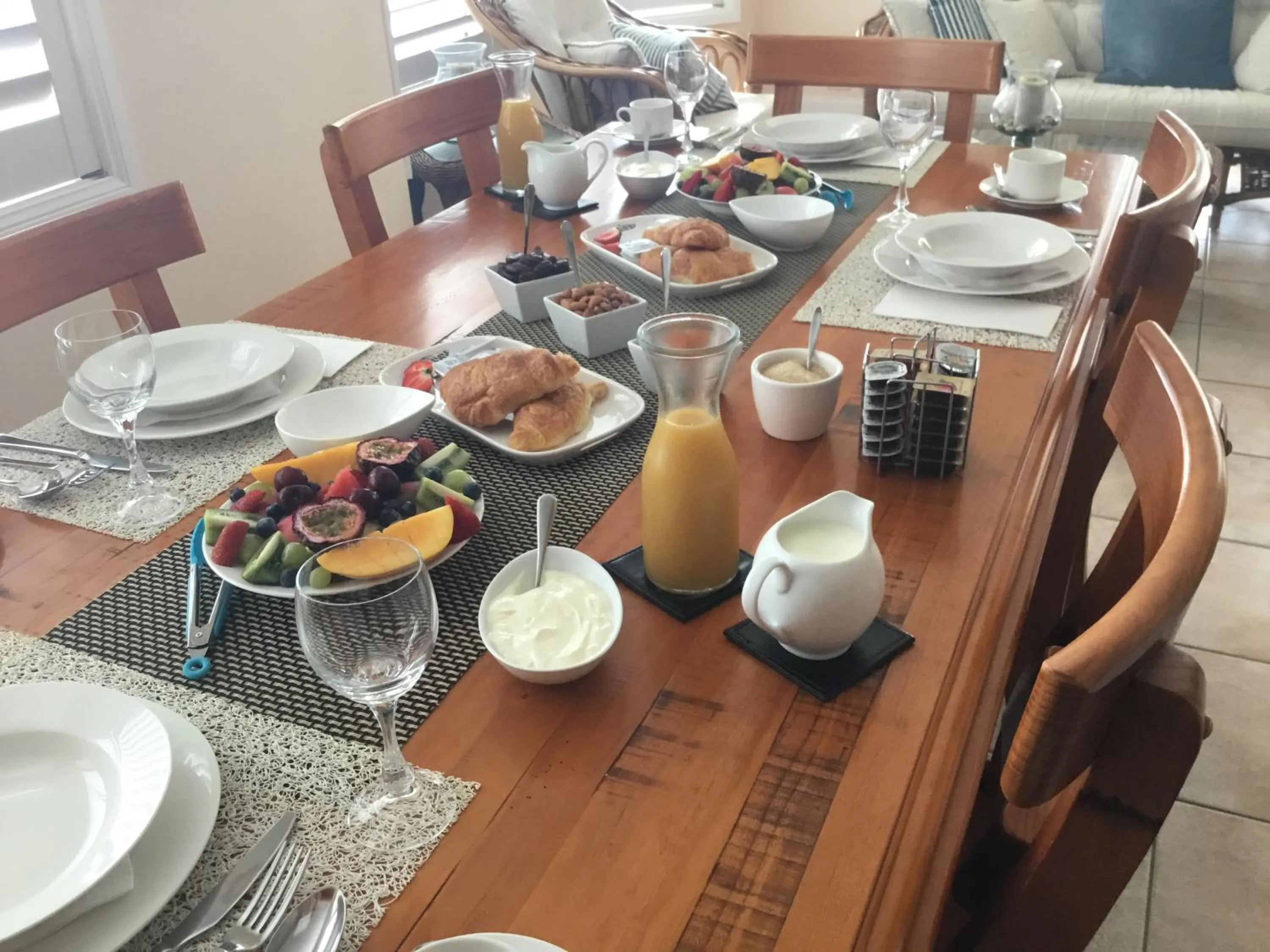 Breakfast in Brezza Bella Boutique Bed & Breakfast