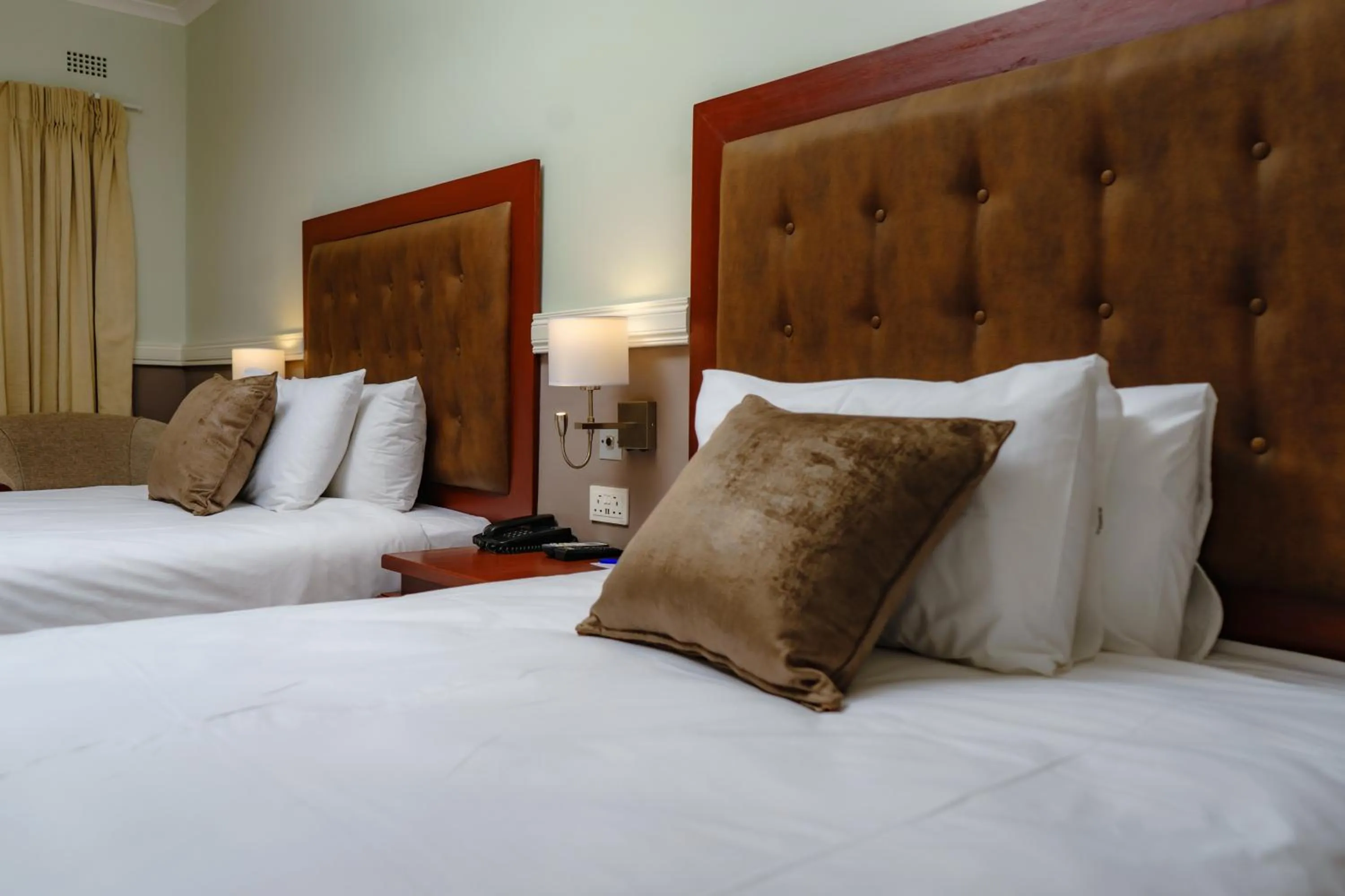 Bed in Great Zimbabwe Hotel