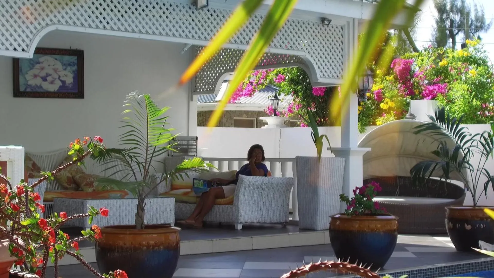 Balcony/Terrace in Le Bonheur Villa