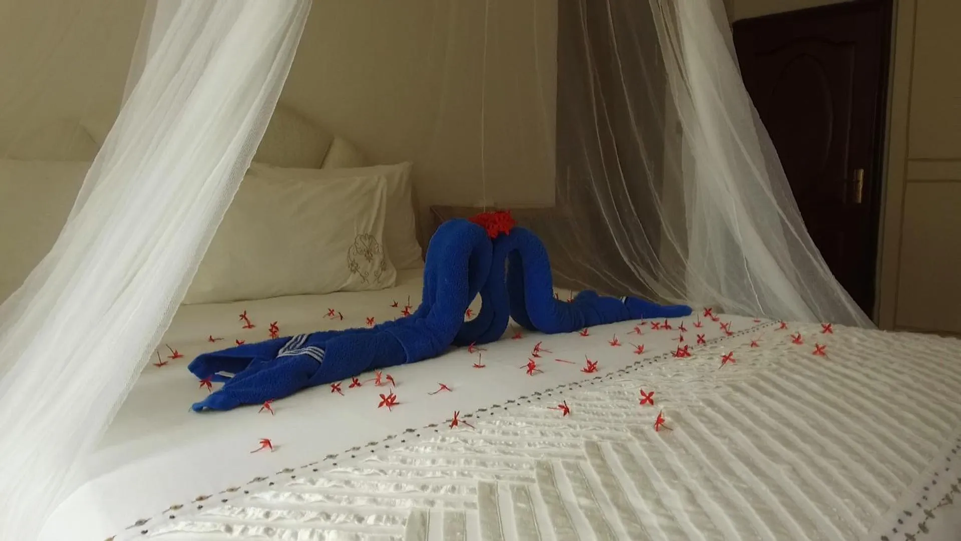 Bedroom, Bed in Le Bonheur Villa