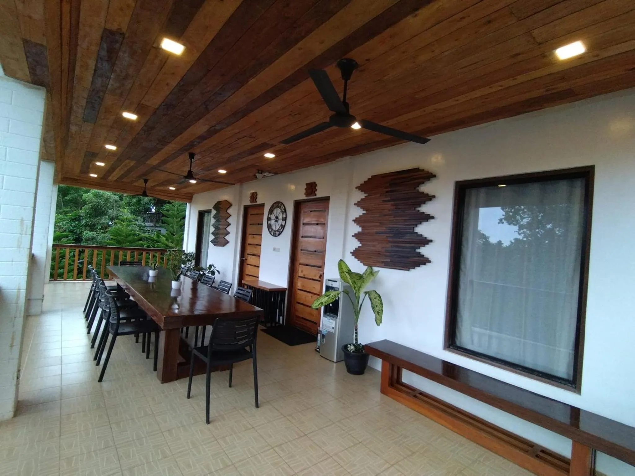 Seating area in The Farmhouse Private Resort