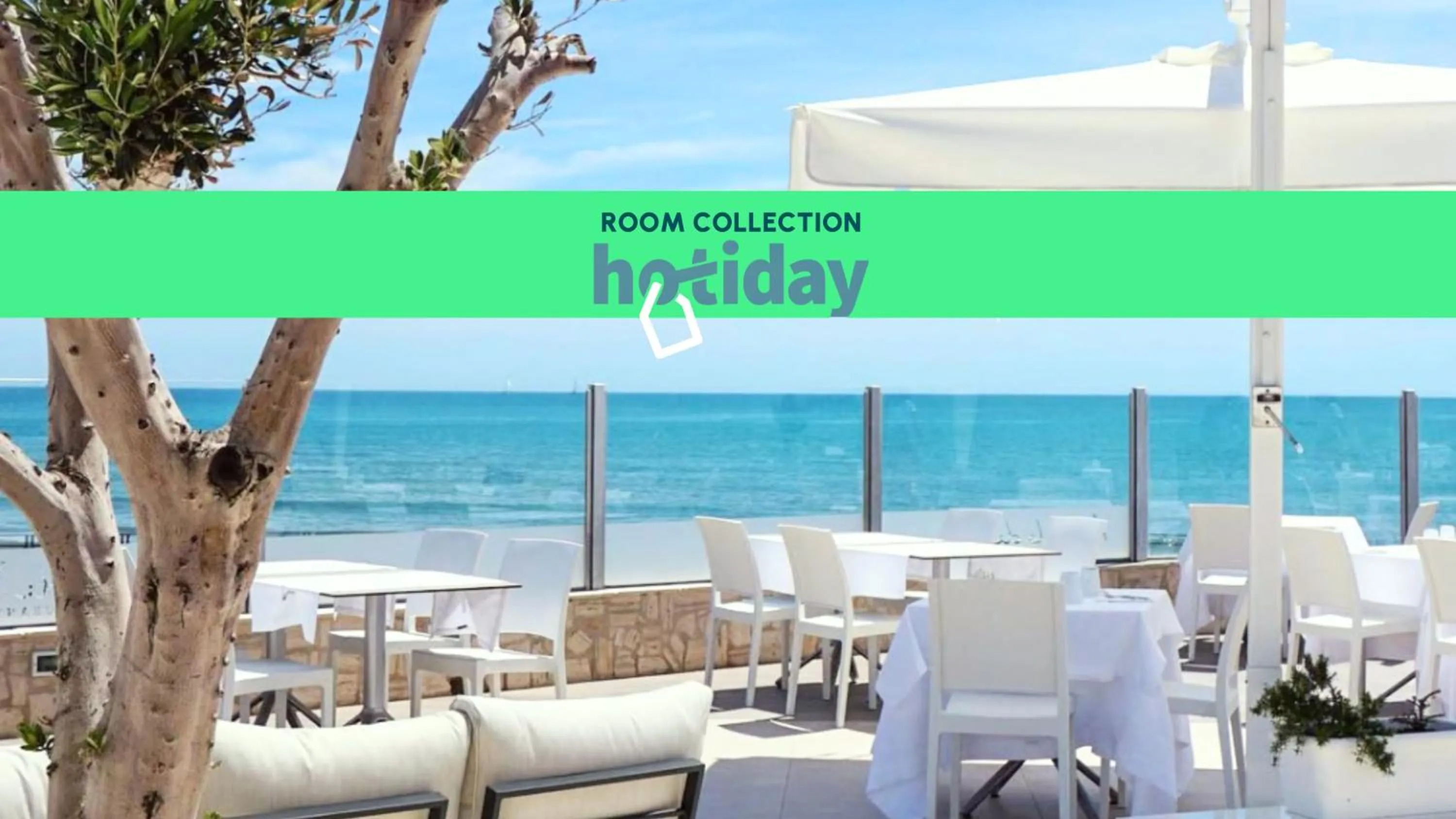 Text overlay in HOTIDAY Vieste Lungomare