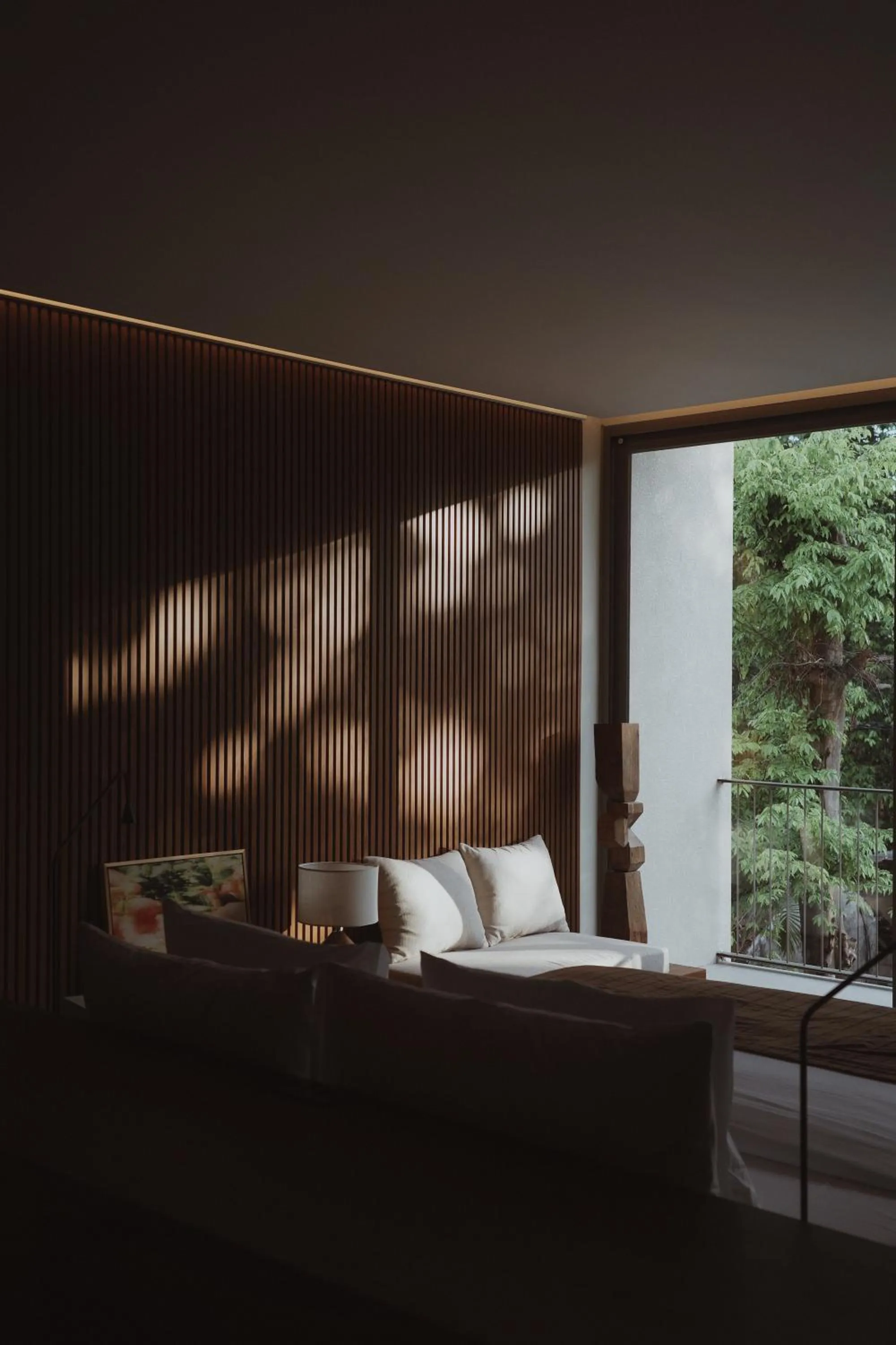 Seating area, Bed in SOKO' Stay at Kedungu