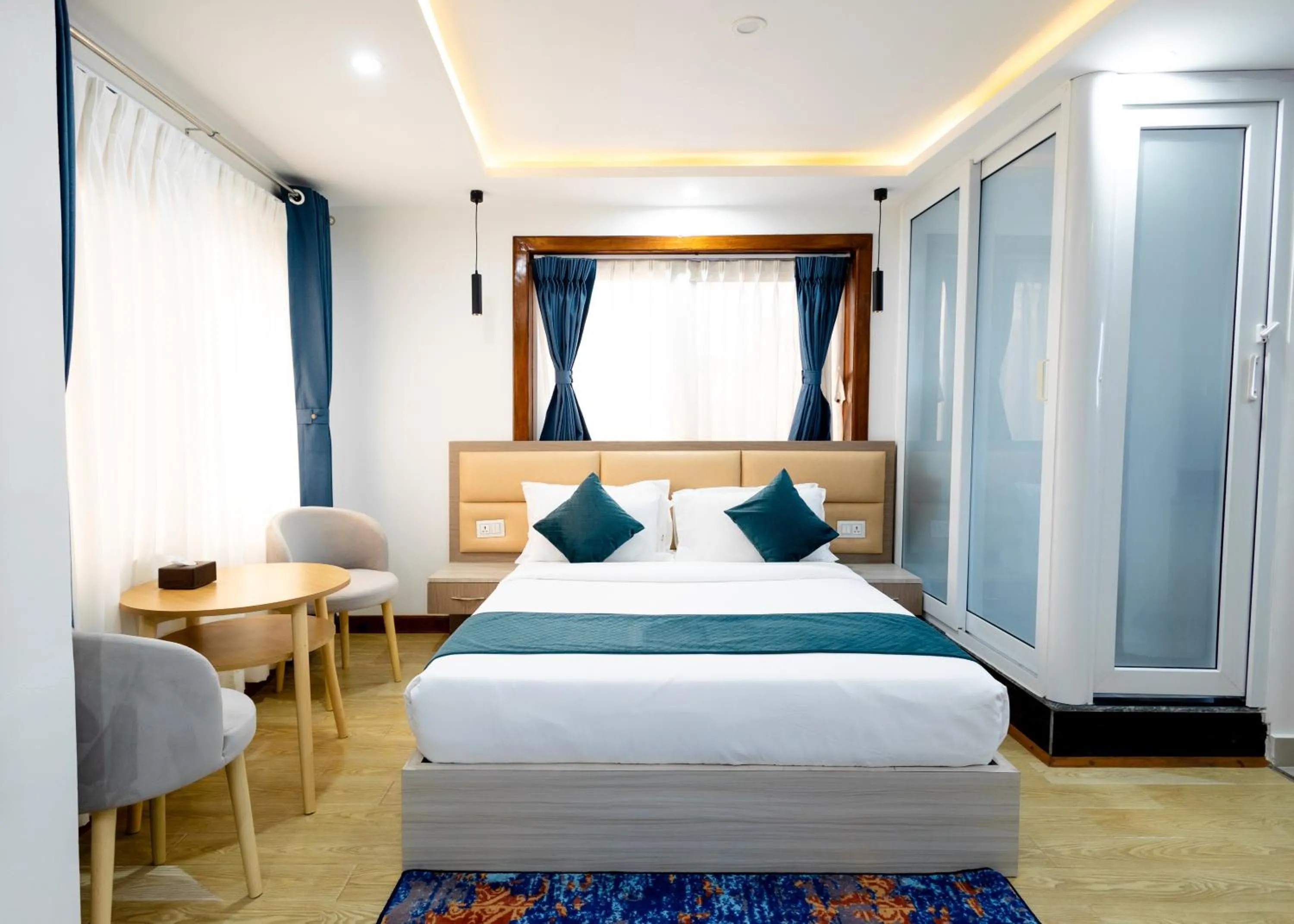 Bed in SRK Service Apartment And Hotel