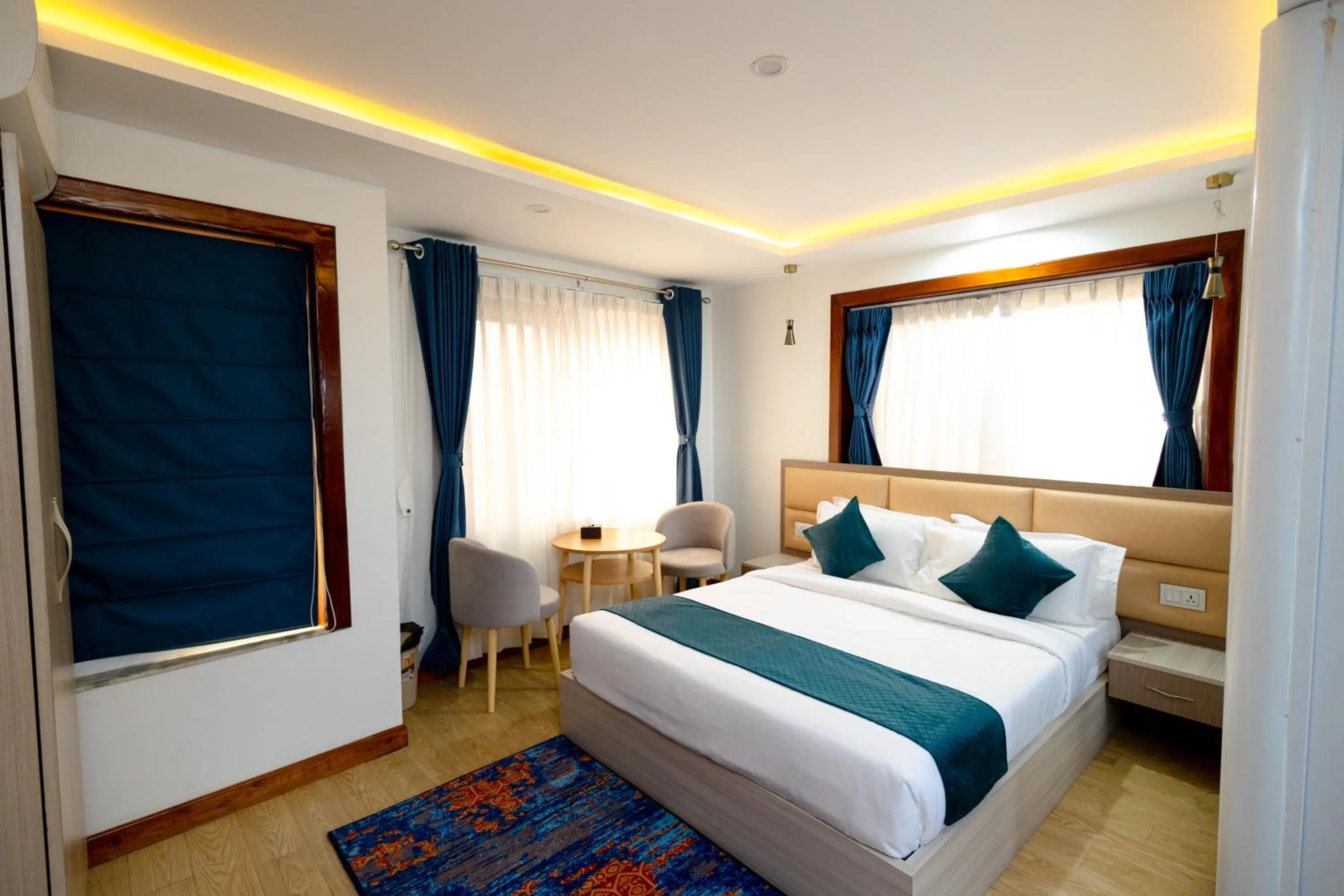 Bed in SRK Service Apartment And Hotel