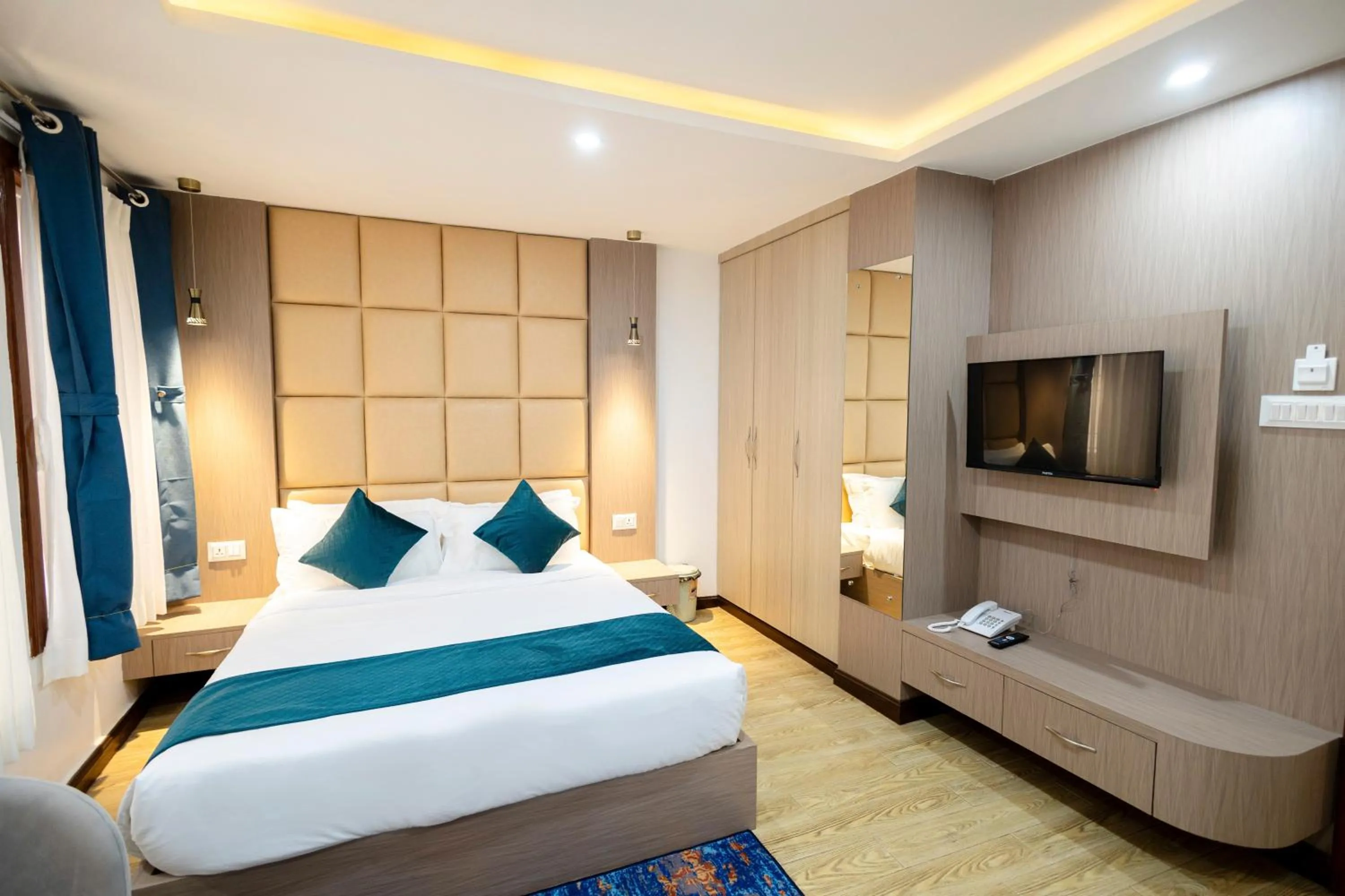 Bed in SRK Service Apartment And Hotel