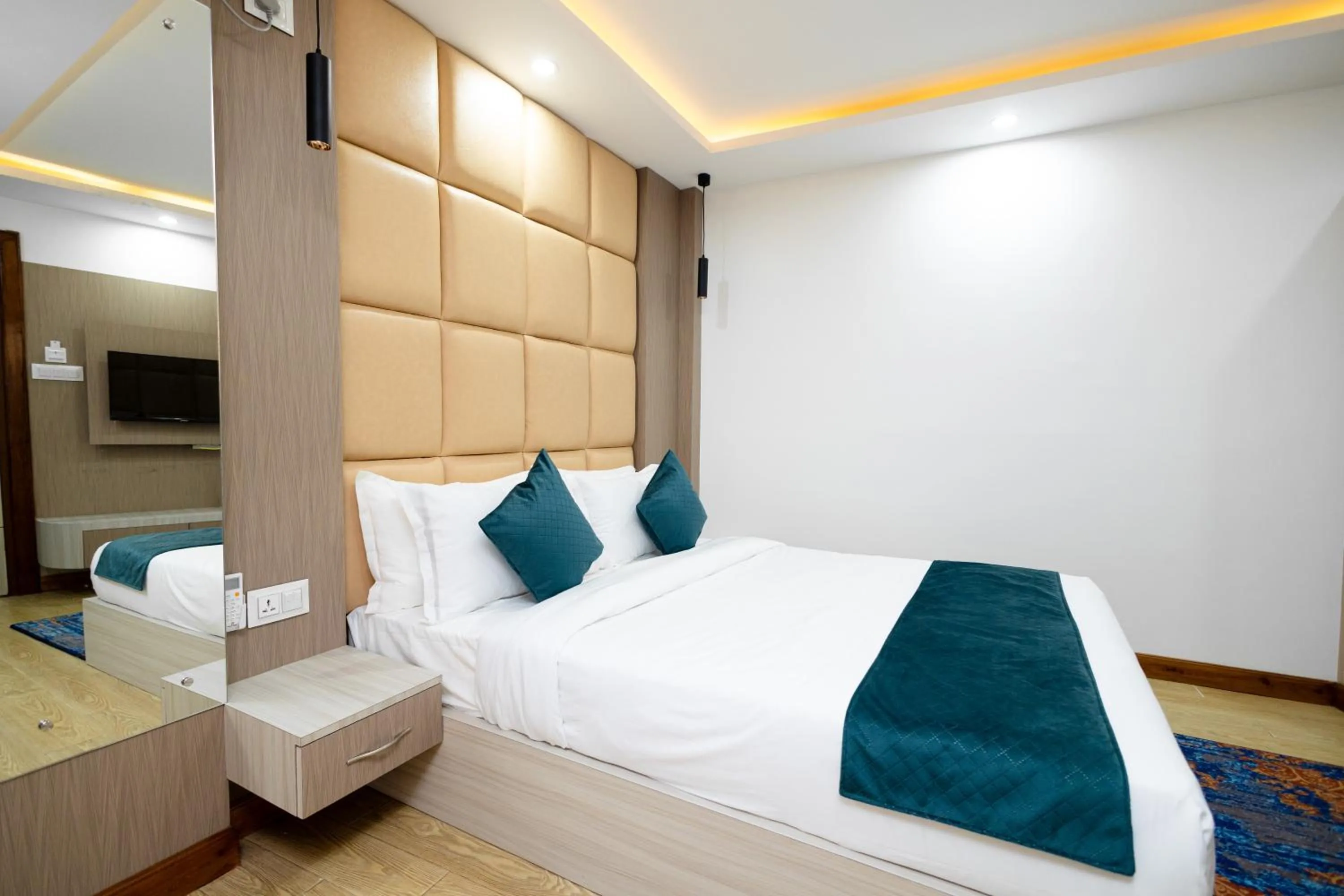 Bed in SRK Service Apartment And Hotel