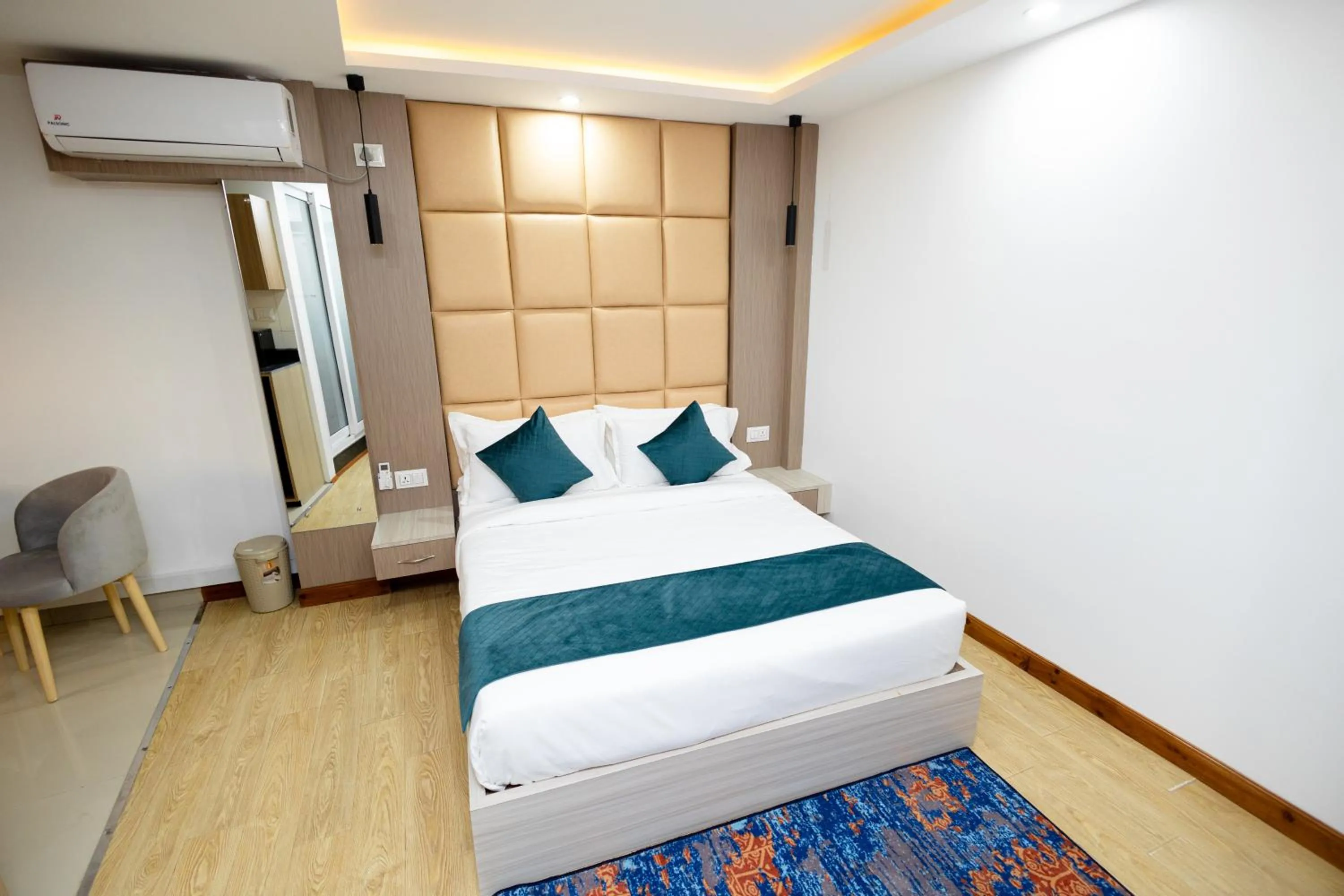 Bed in SRK Service Apartment And Hotel
