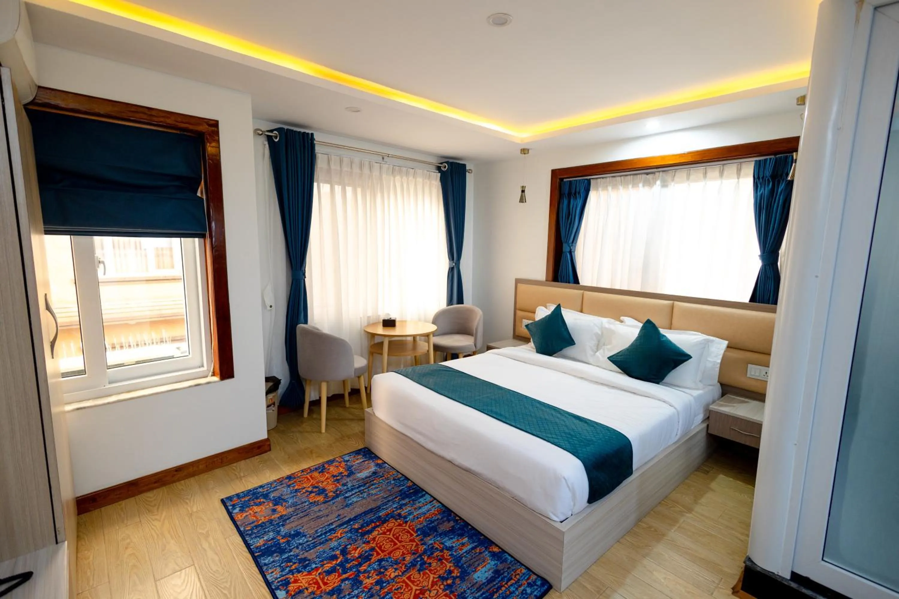 Bed in SRK Service Apartment And Hotel