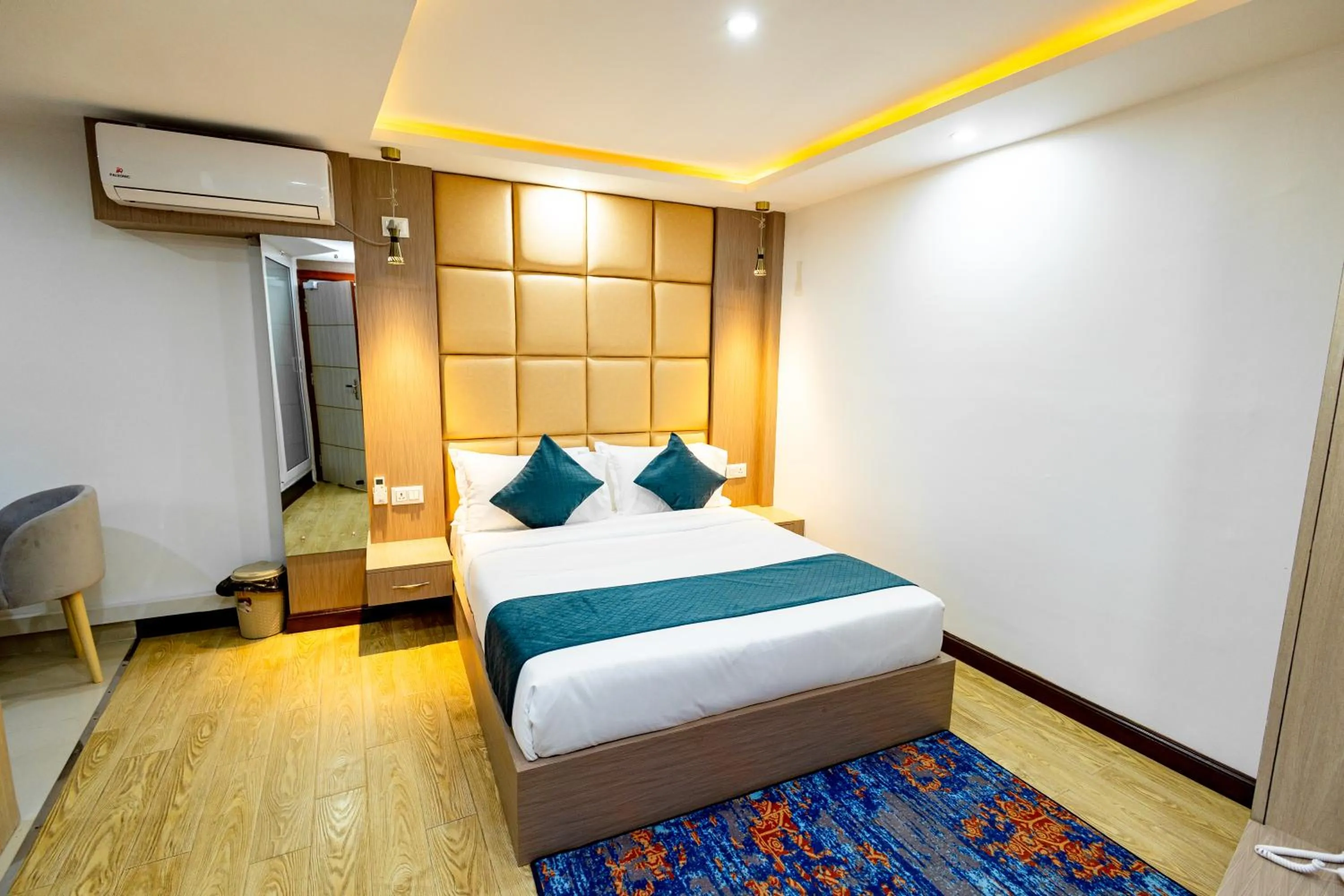 Bed in SRK Service Apartment And Hotel