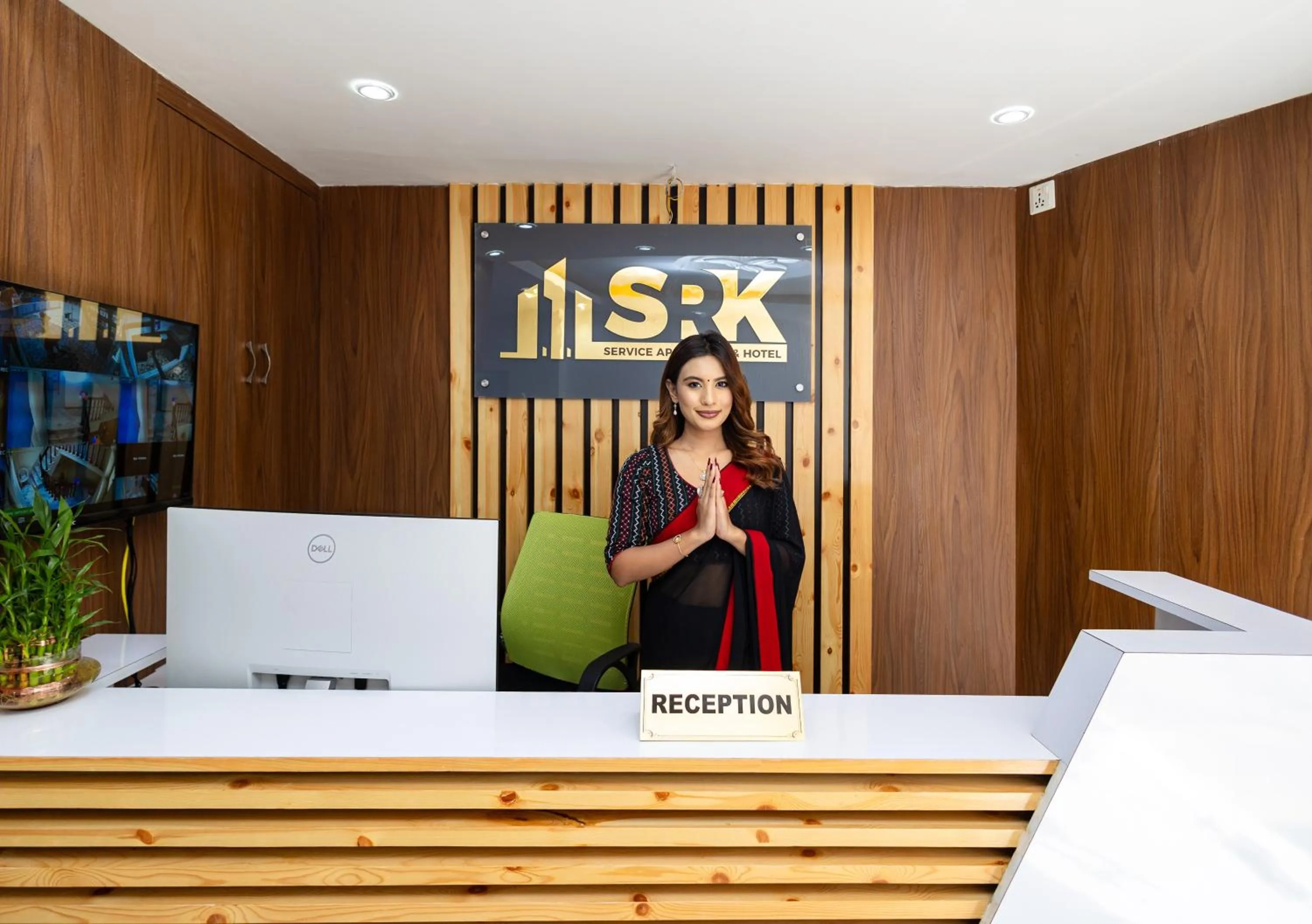 Lobby or reception in SRK Service Apartment And Hotel