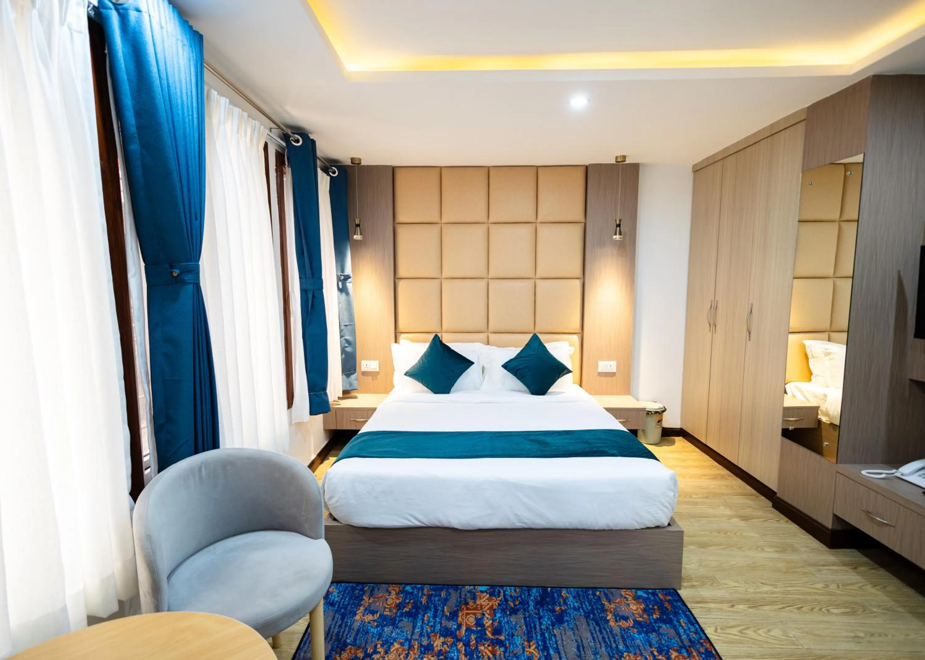Bed in SRK Service Apartment And Hotel