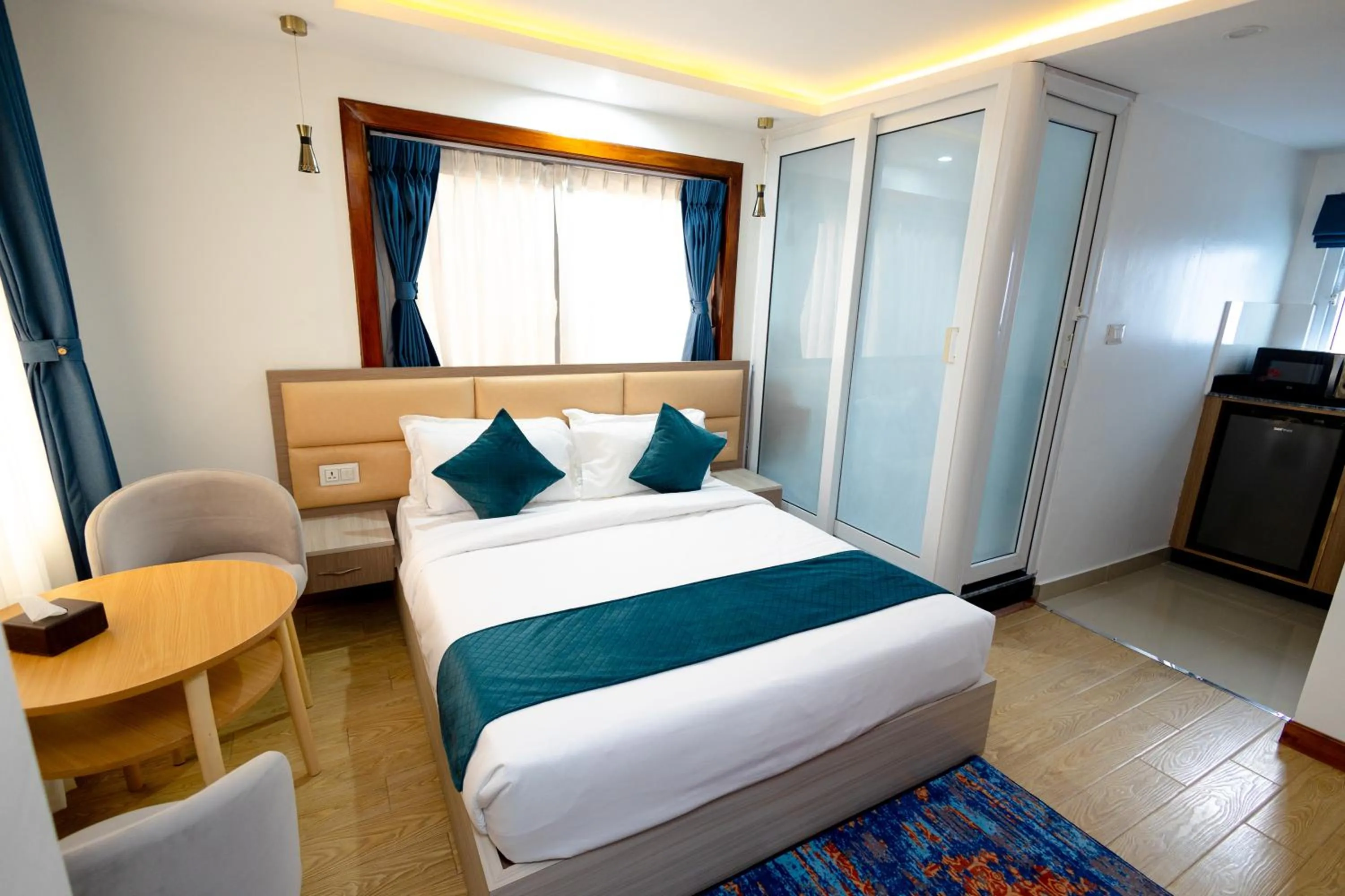Bed in SRK Service Apartment And Hotel