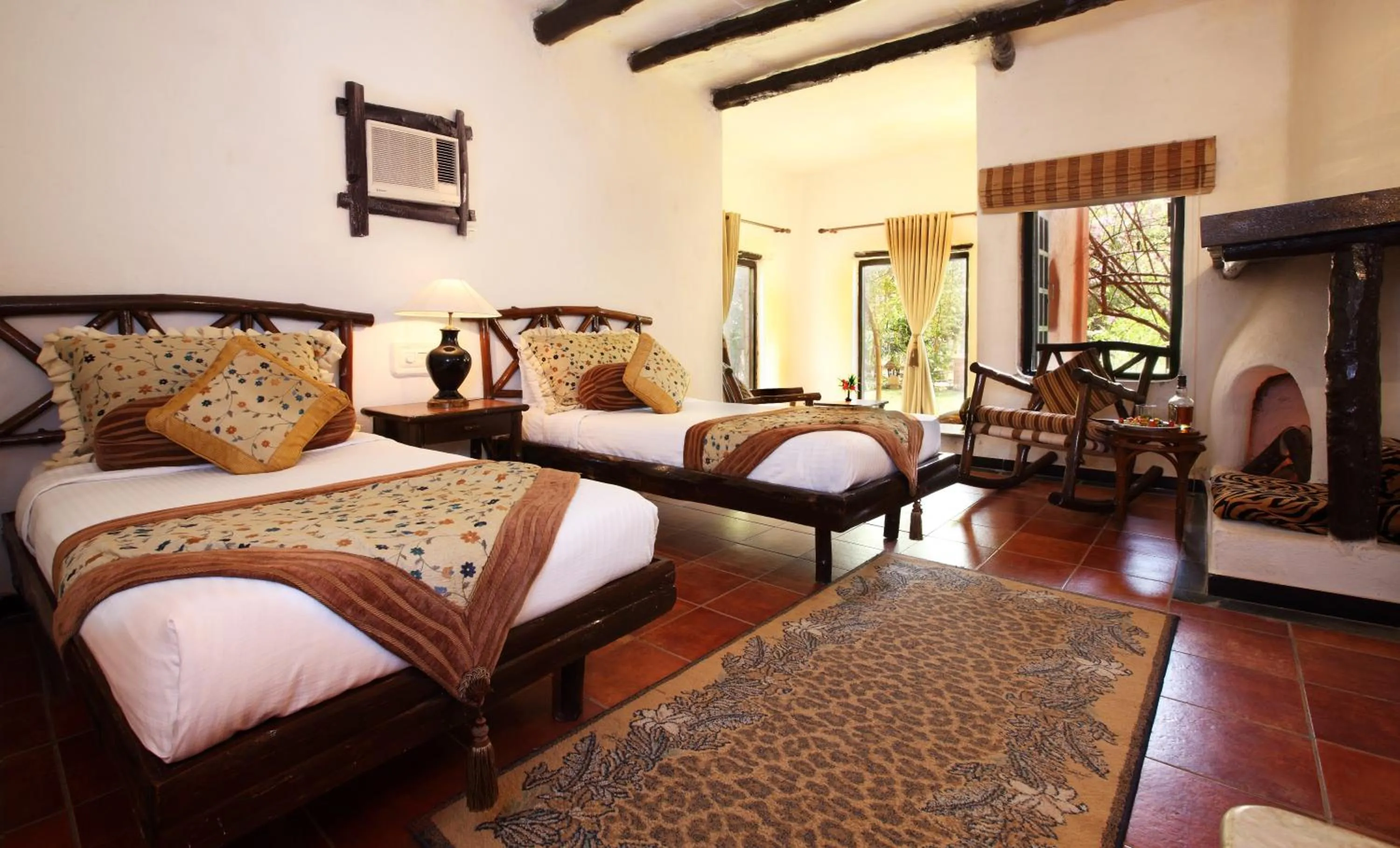 Photo of the whole room, Bed in Tuli Tiger Resort