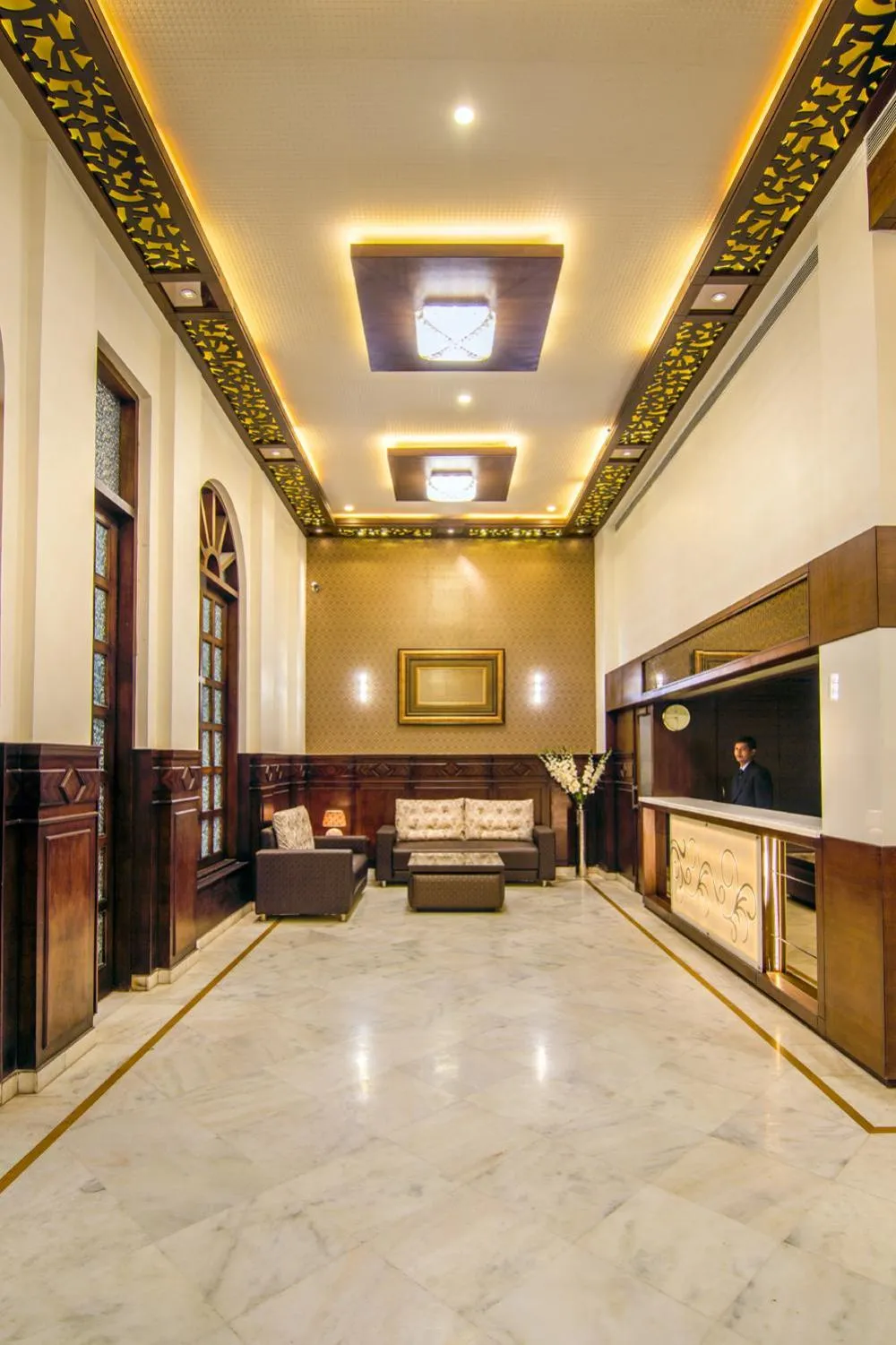 Seating area in Hotel Abhinandan