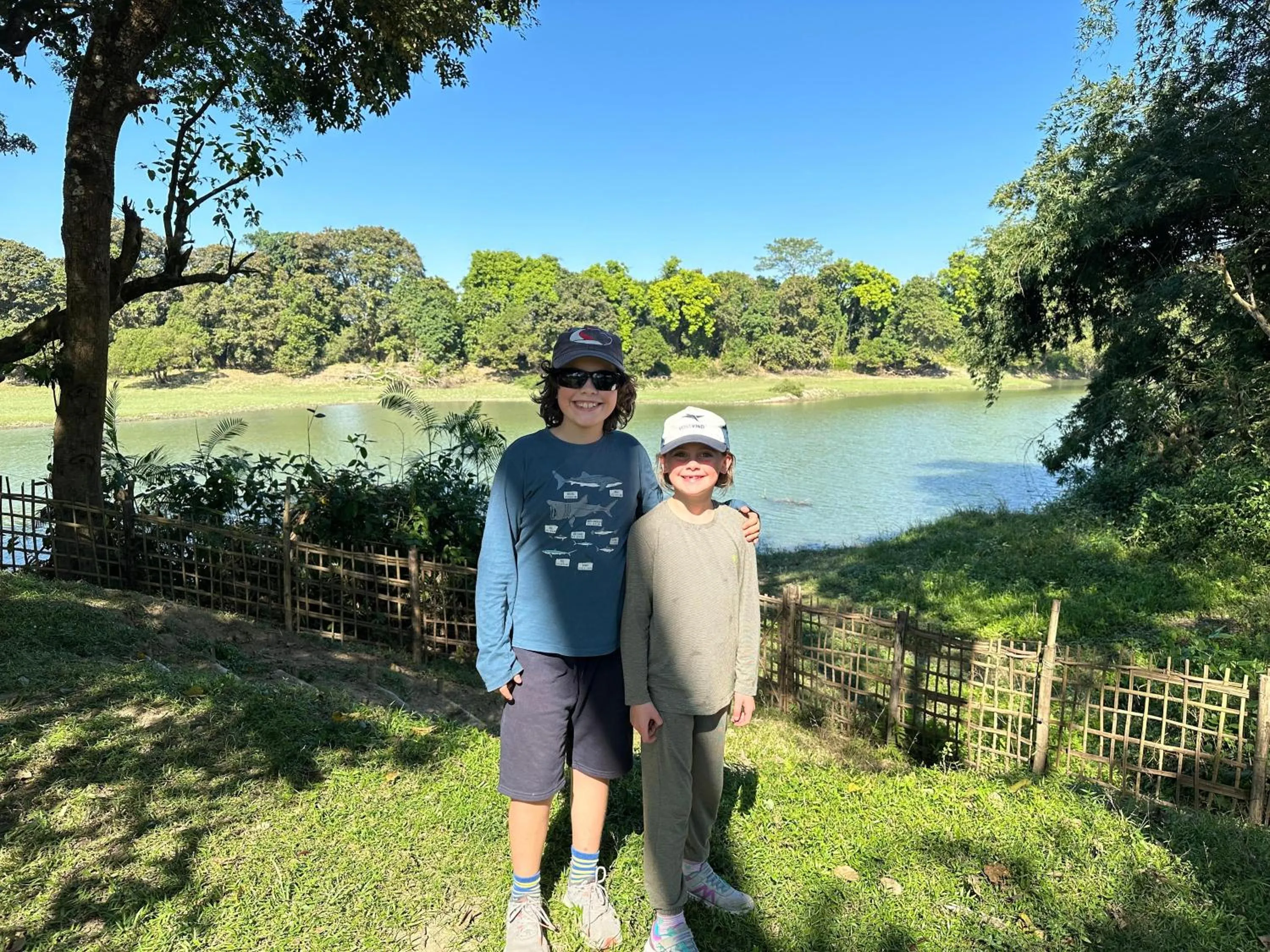 People in Jungleciti House, Kaziranga National Park