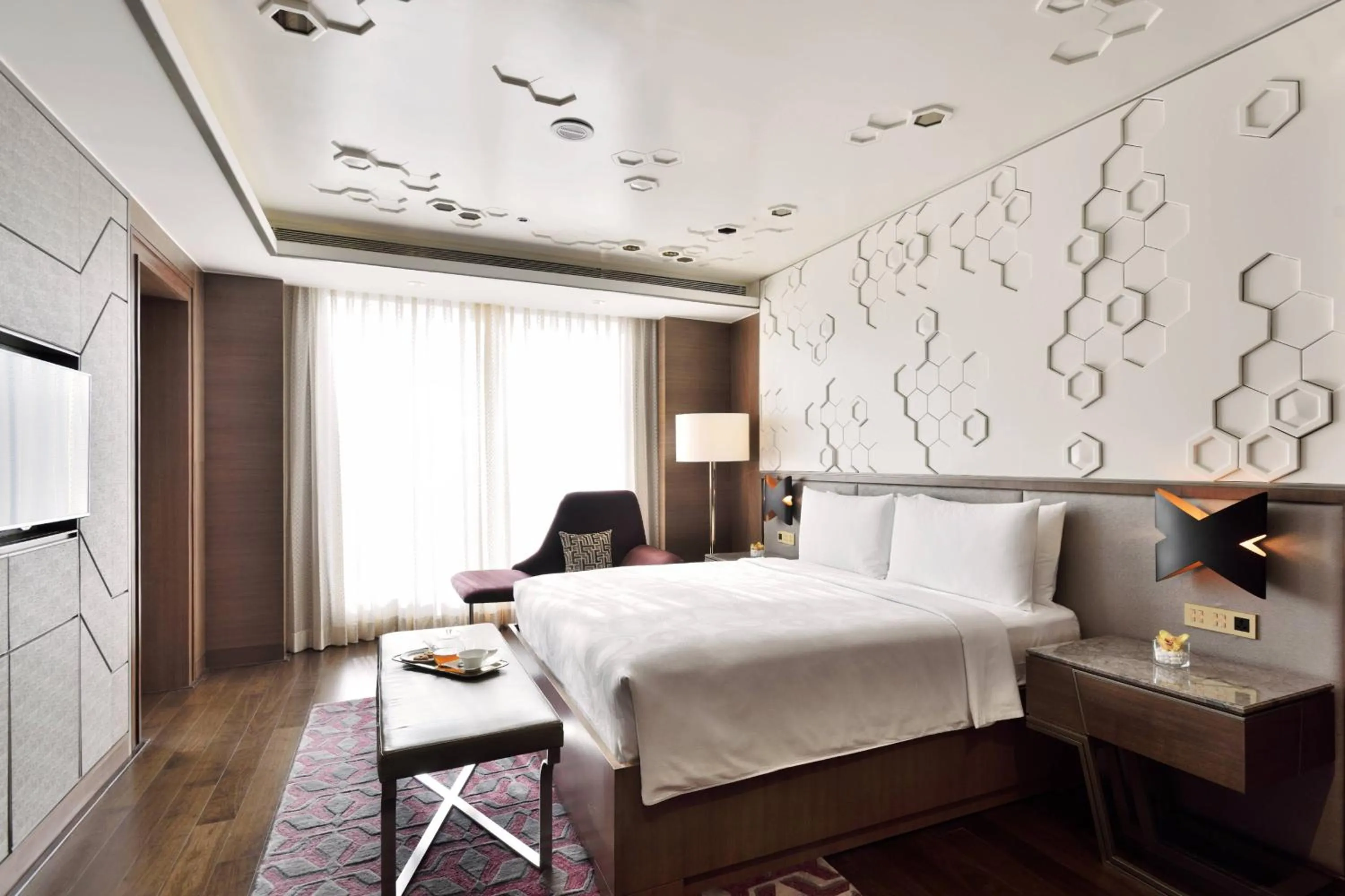 Bedroom, Bed in JW Marriott Mumbai Sahar Airport