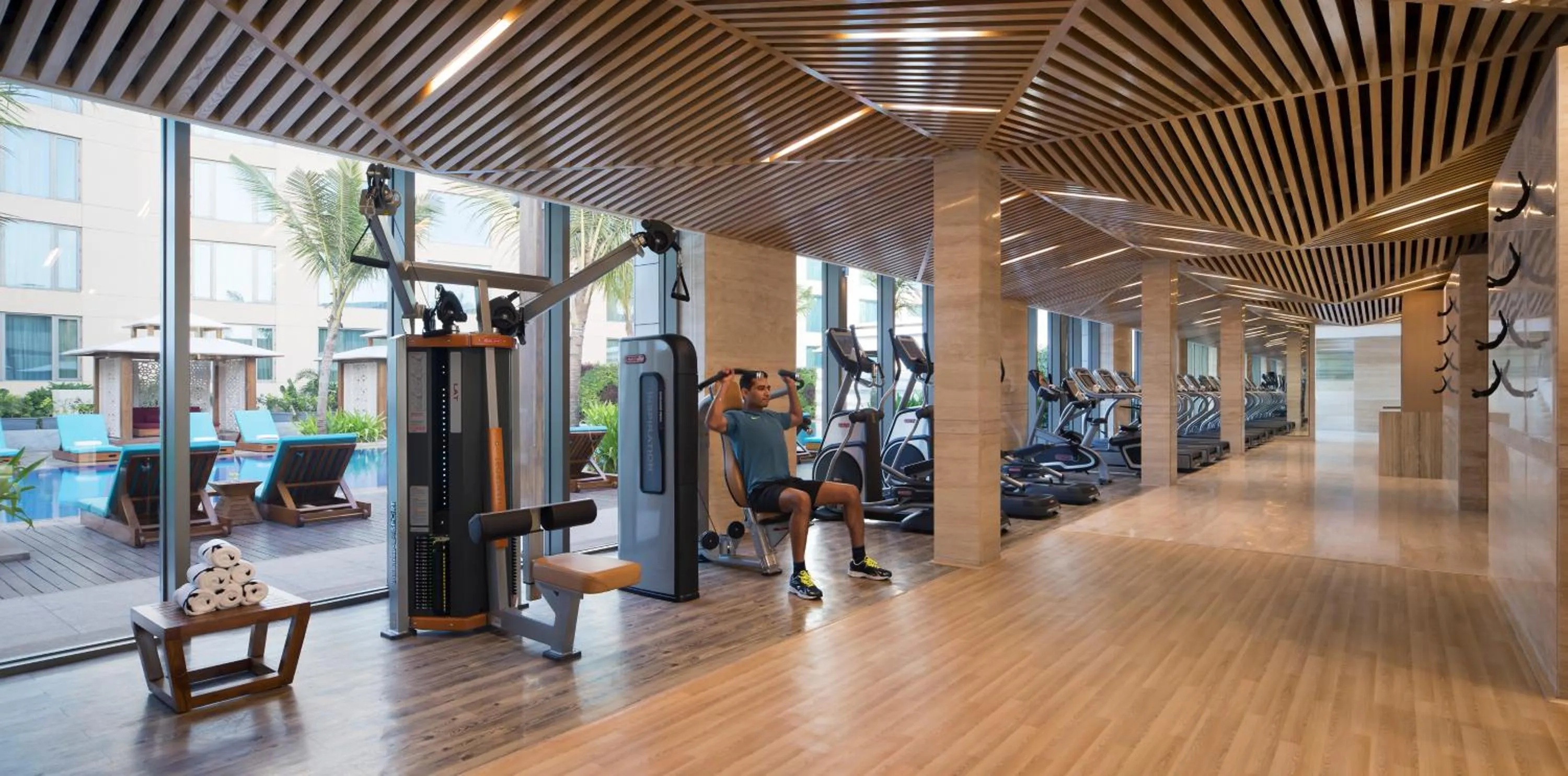 Fitness centre/facilities in JW Marriott Mumbai Sahar Airport