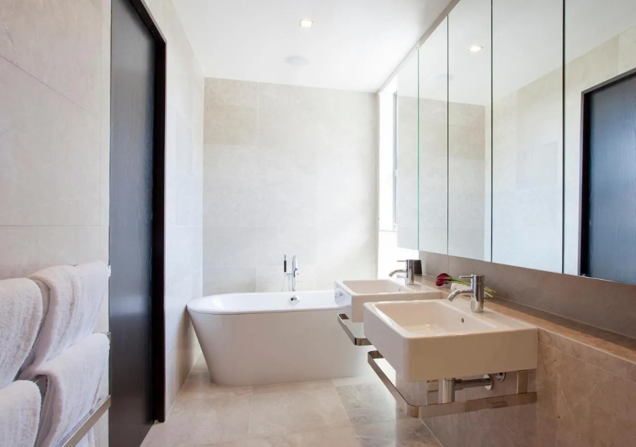 Shower in Kakara Moana by MajorDomo - Lake Views & Spa Pool