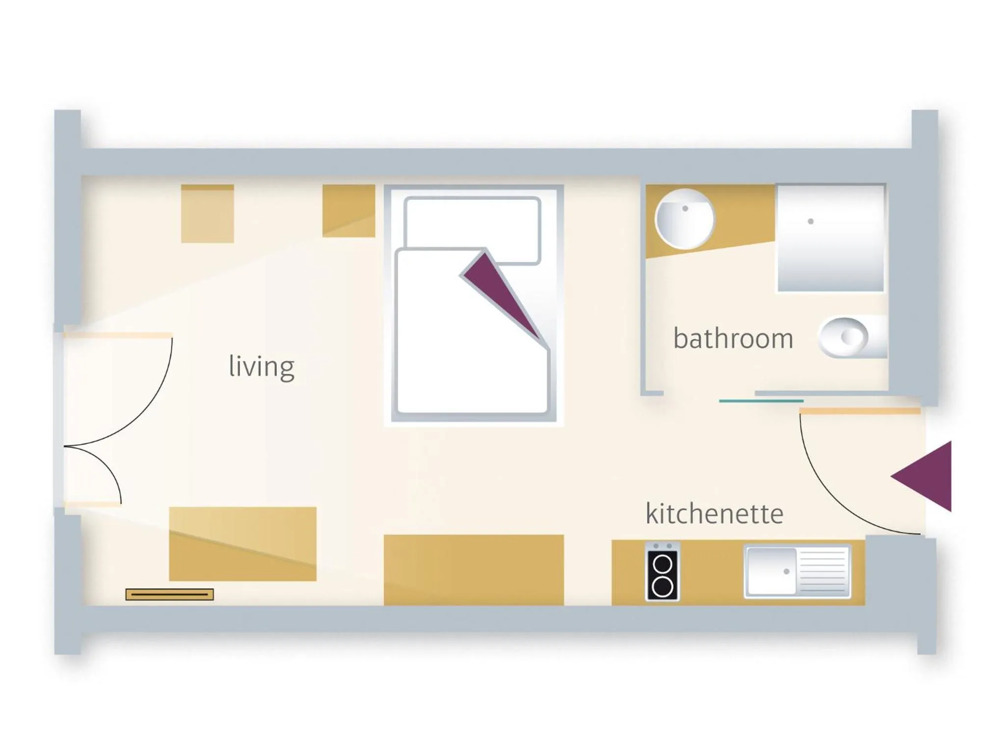 Floor plan in east Apart