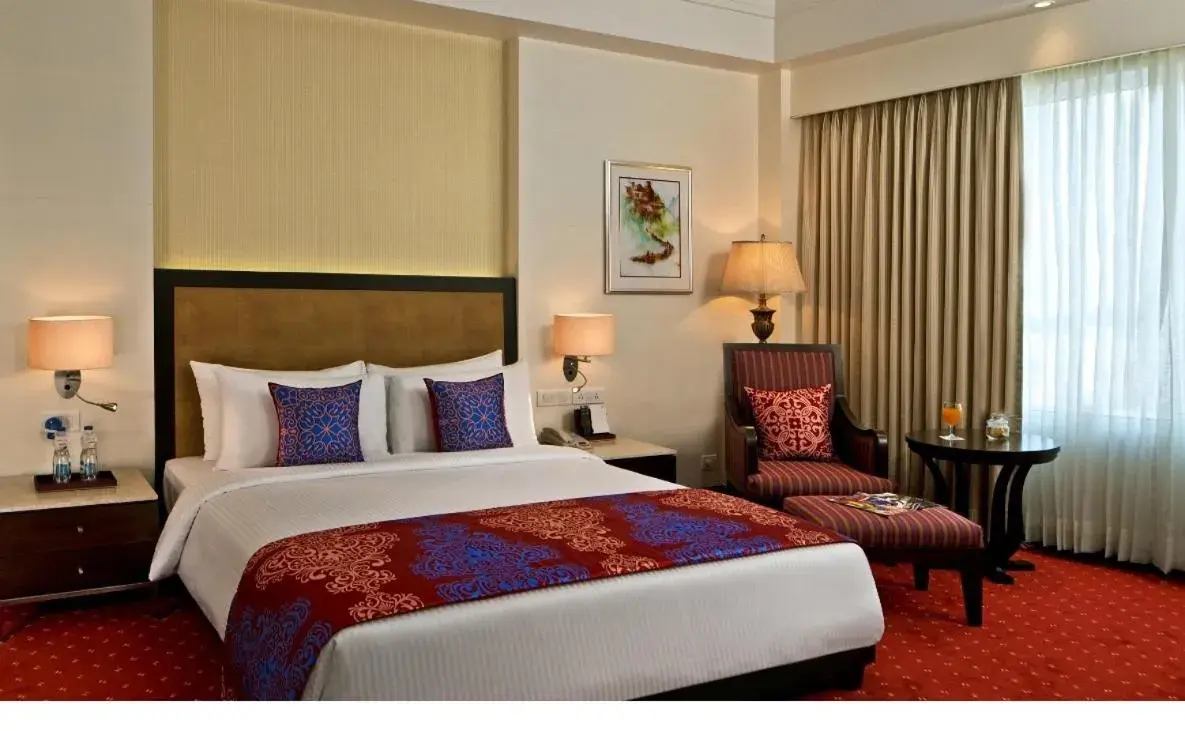 Bedroom, Bed in Fortune Park JPS Grand Rajkot - Member ITC Hotels' Group Bedroom, Bed in Fortune Park JPS Grand Rajkot - Member ITC Hotels' Group