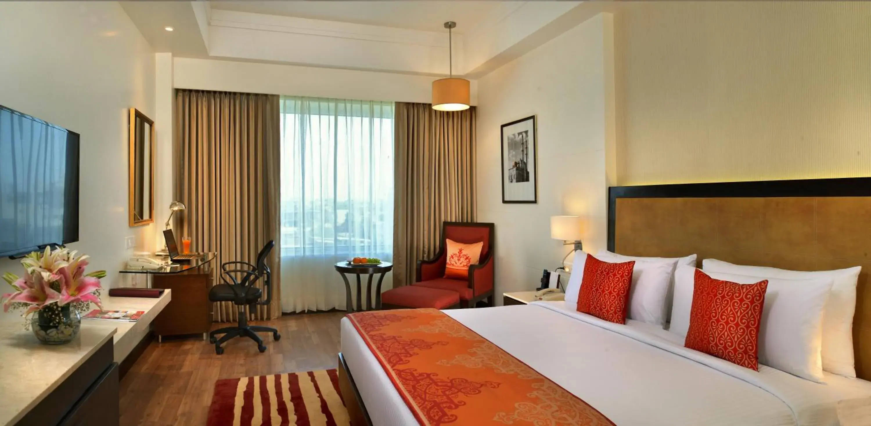 City view, Bed in Fortune Park JPS Grand Rajkot - Member ITC Hotels' Group City view, Bed in Fortune Park JPS Grand Rajkot - Member ITC Hotels' Group