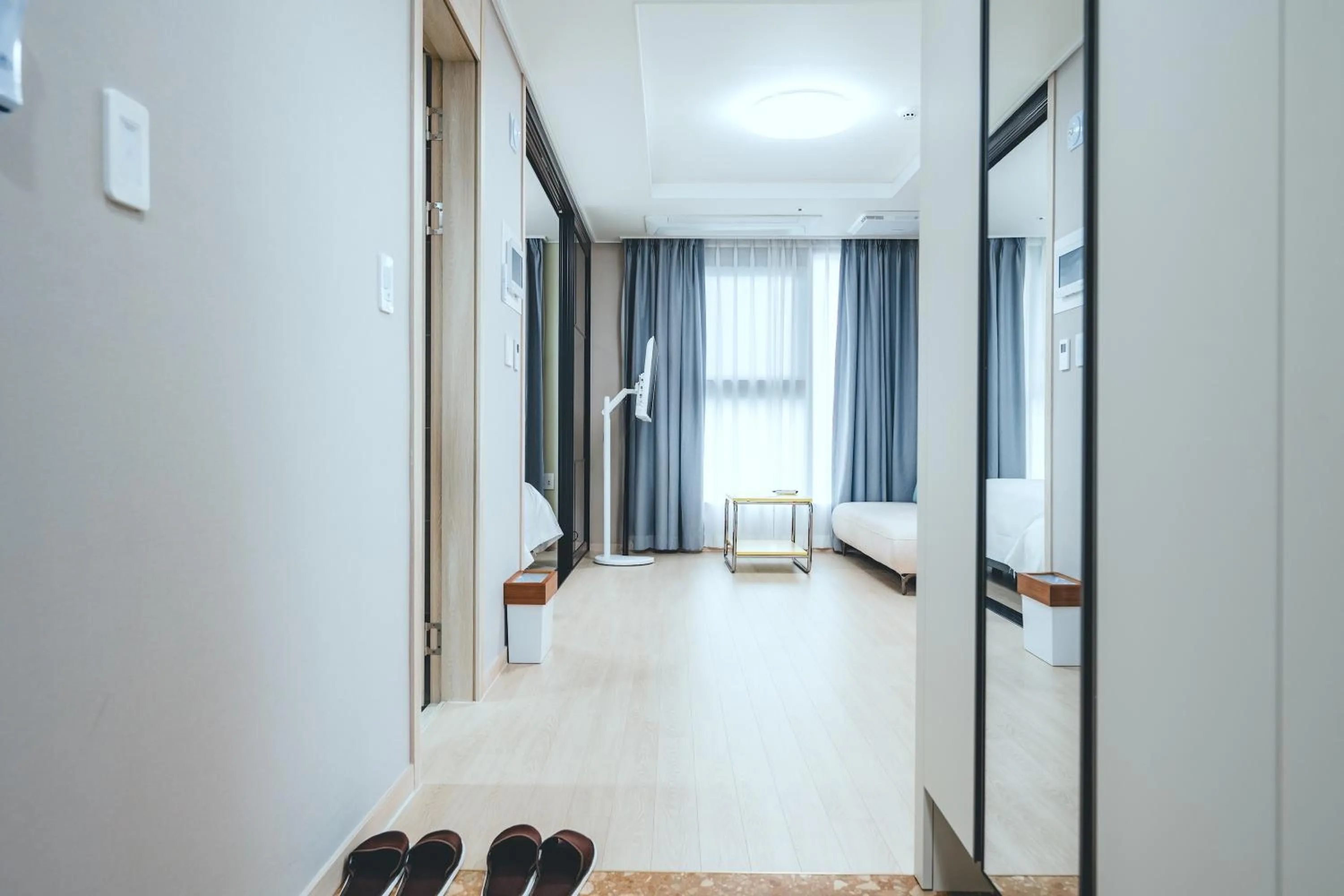 Bed in H Avenue Sasang Station Residence Hotel