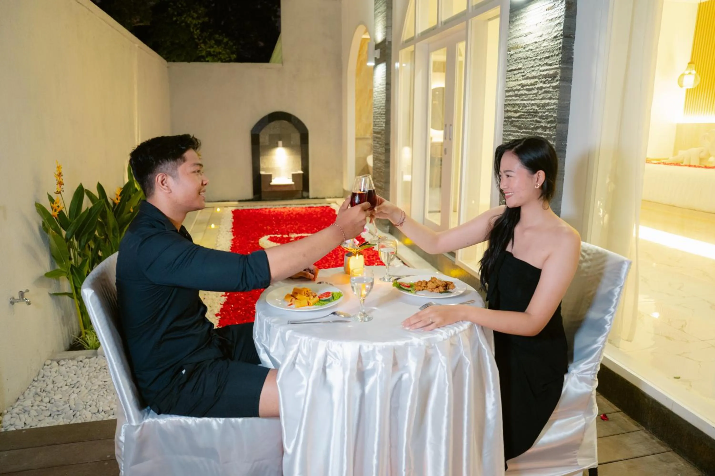 Guests in Dikubu Bali Villa and Suites