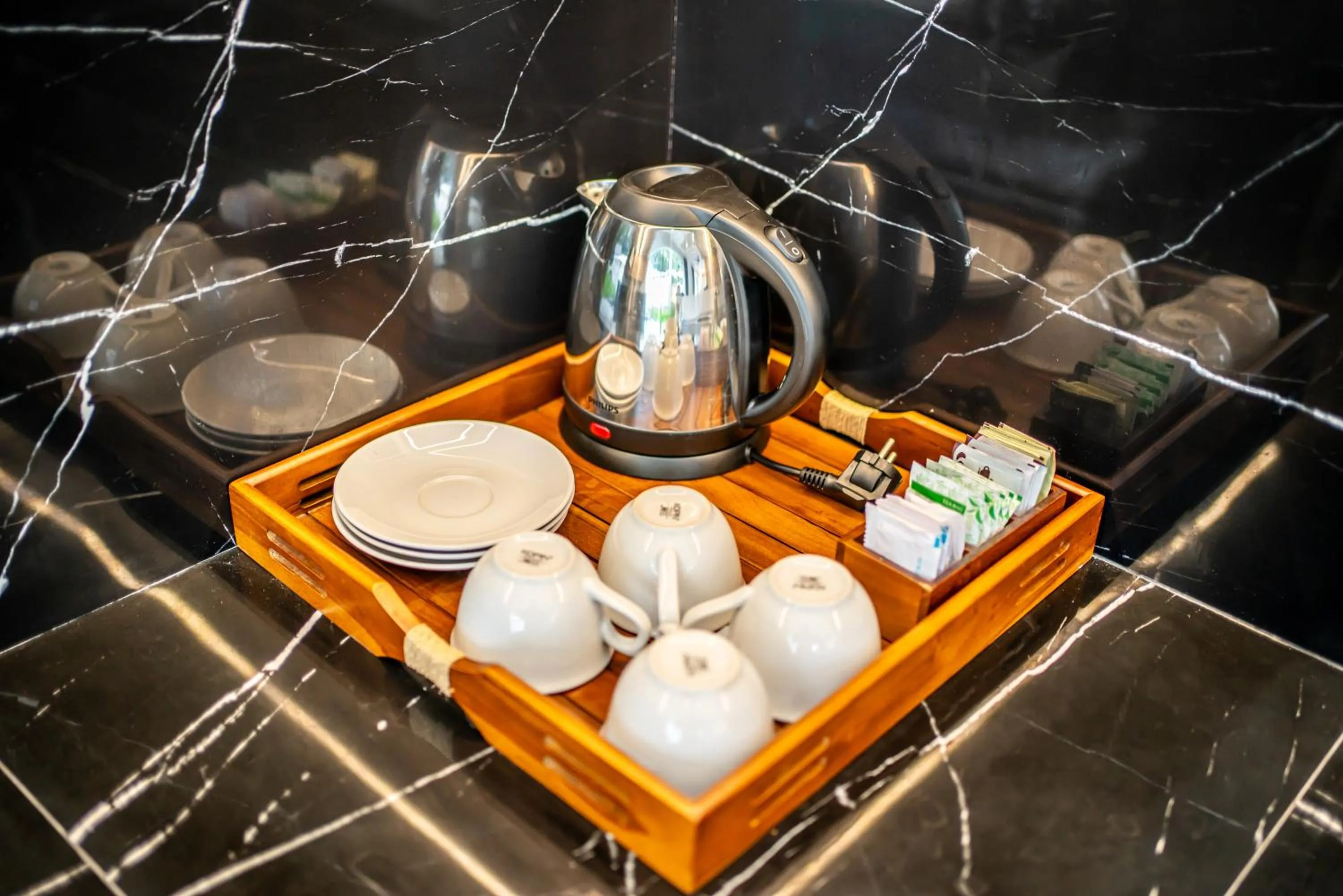 Coffee/tea facilities in Dikubu Bali Villa and Suites