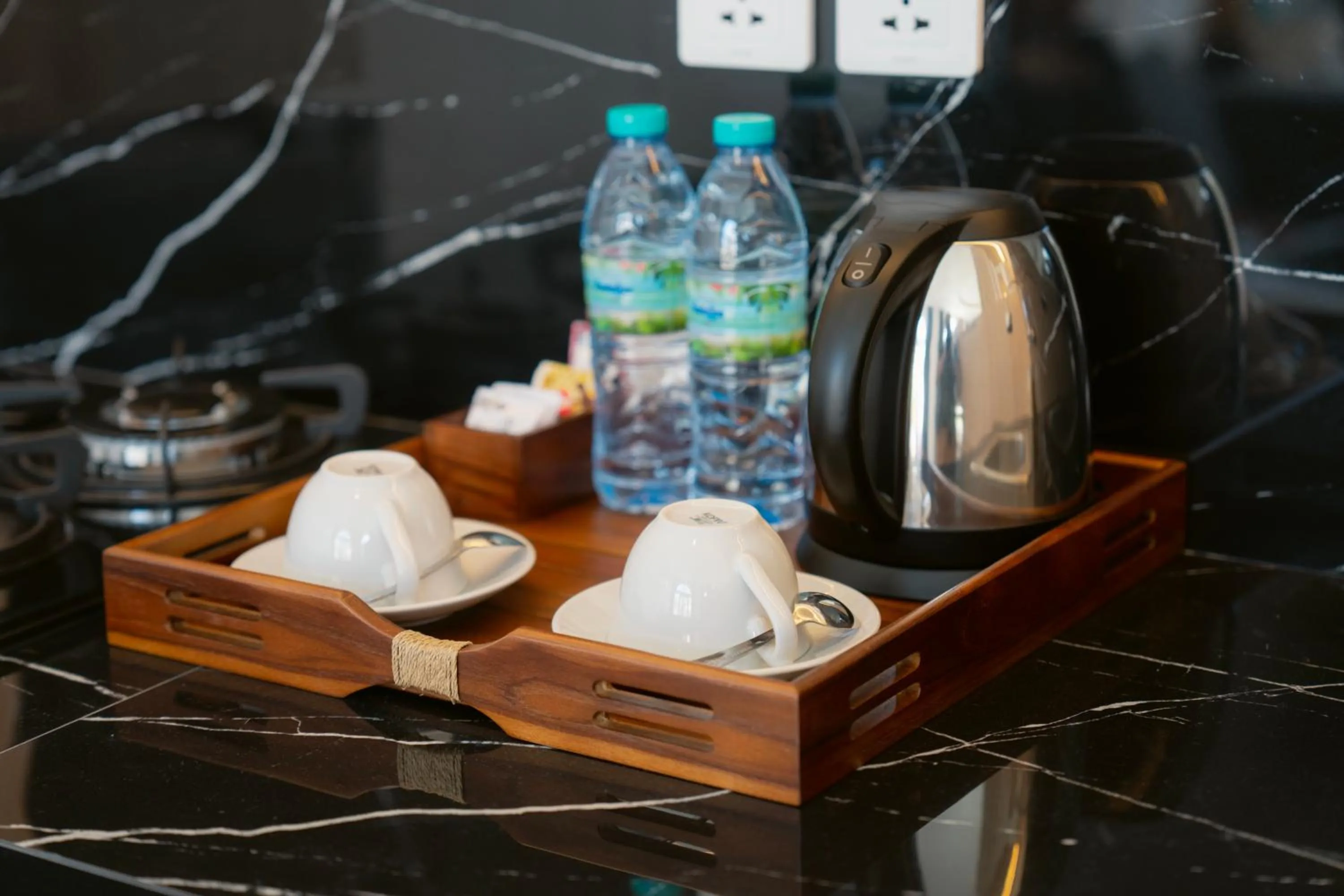 Coffee/tea facilities in Dikubu Bali Villa and Suites