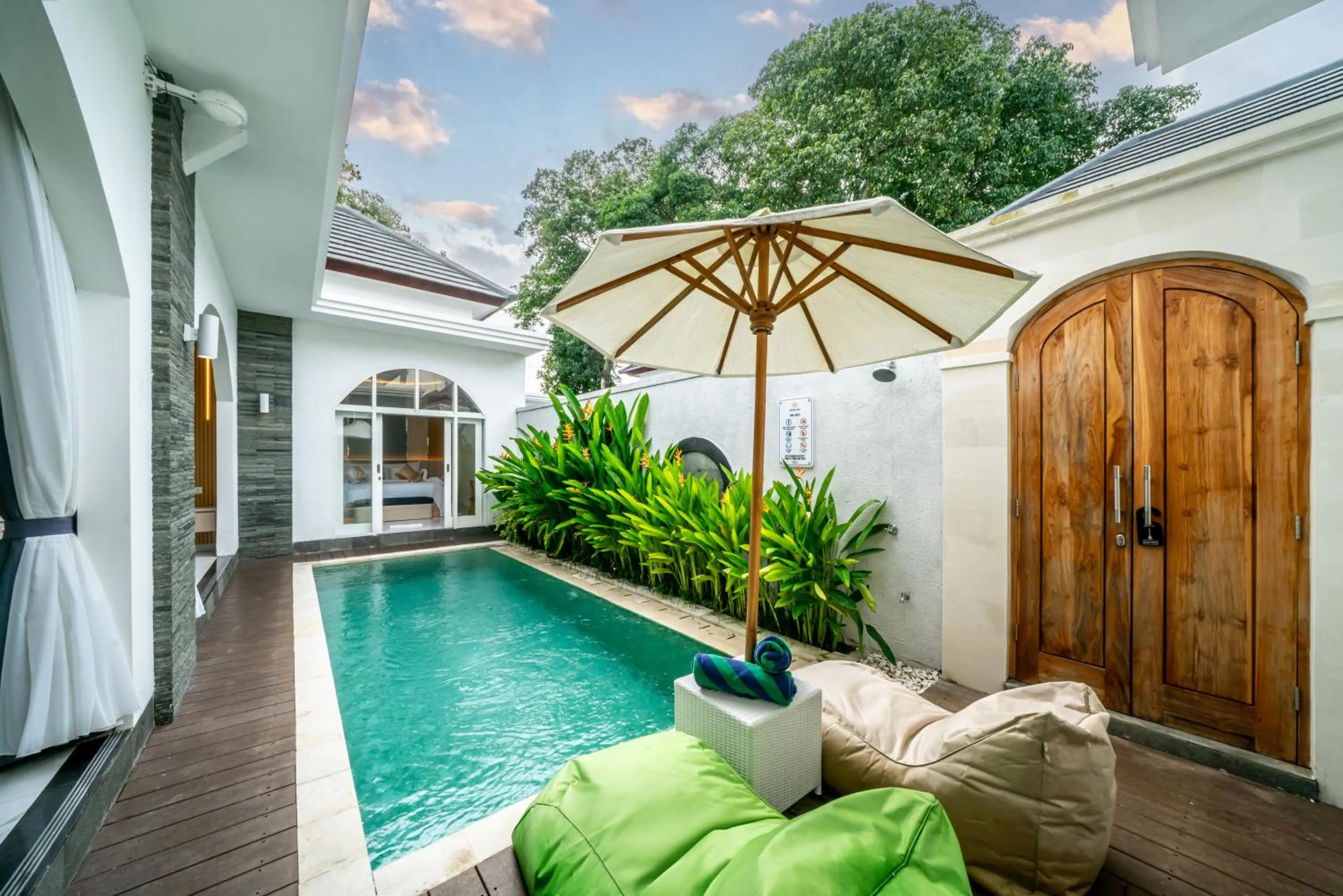 Swimming pool in Dikubu Bali Villa and Suites