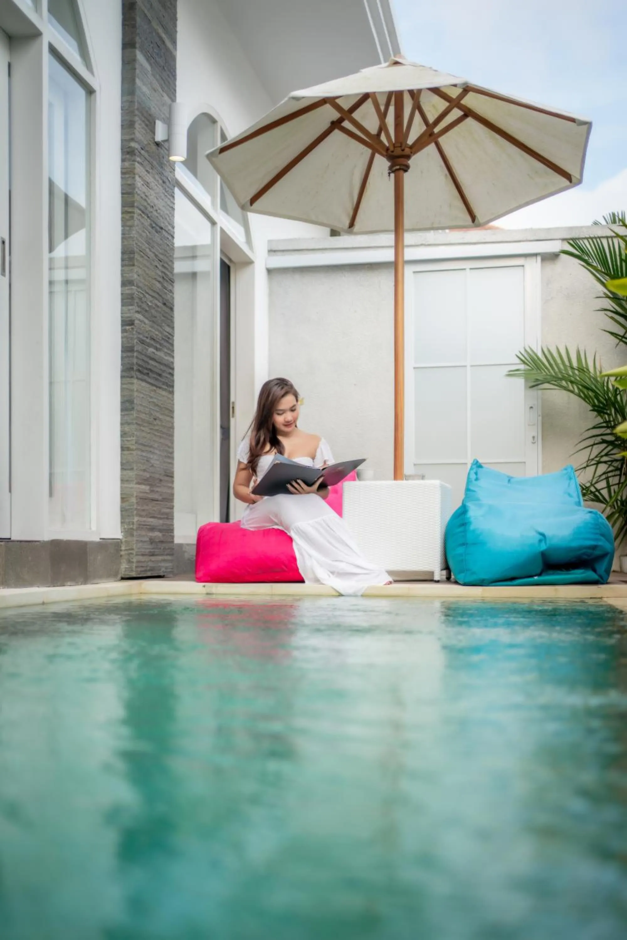 Swimming pool in Dikubu Bali Villa and Suites