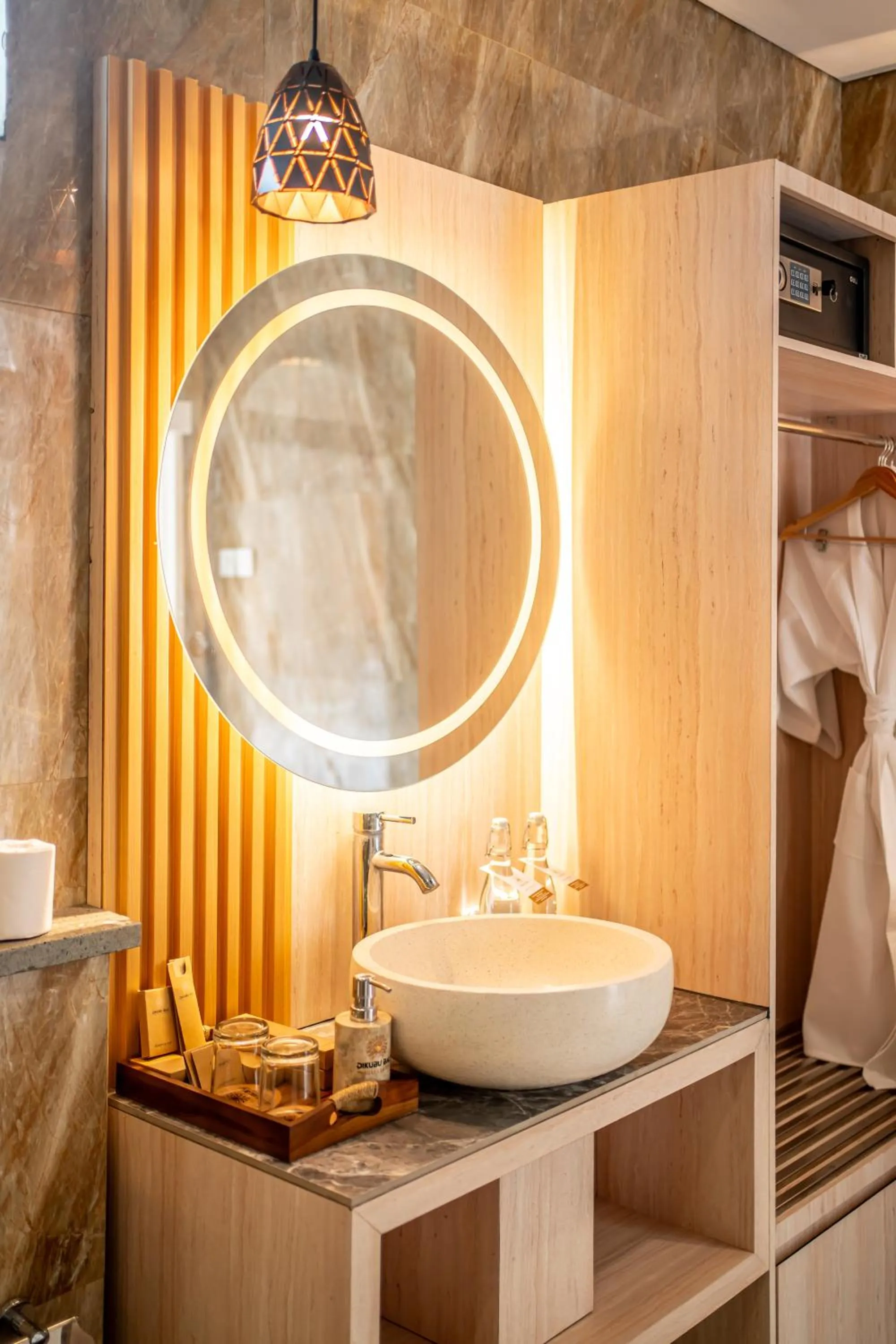 Bathroom in Dikubu Bali Villa and Suites