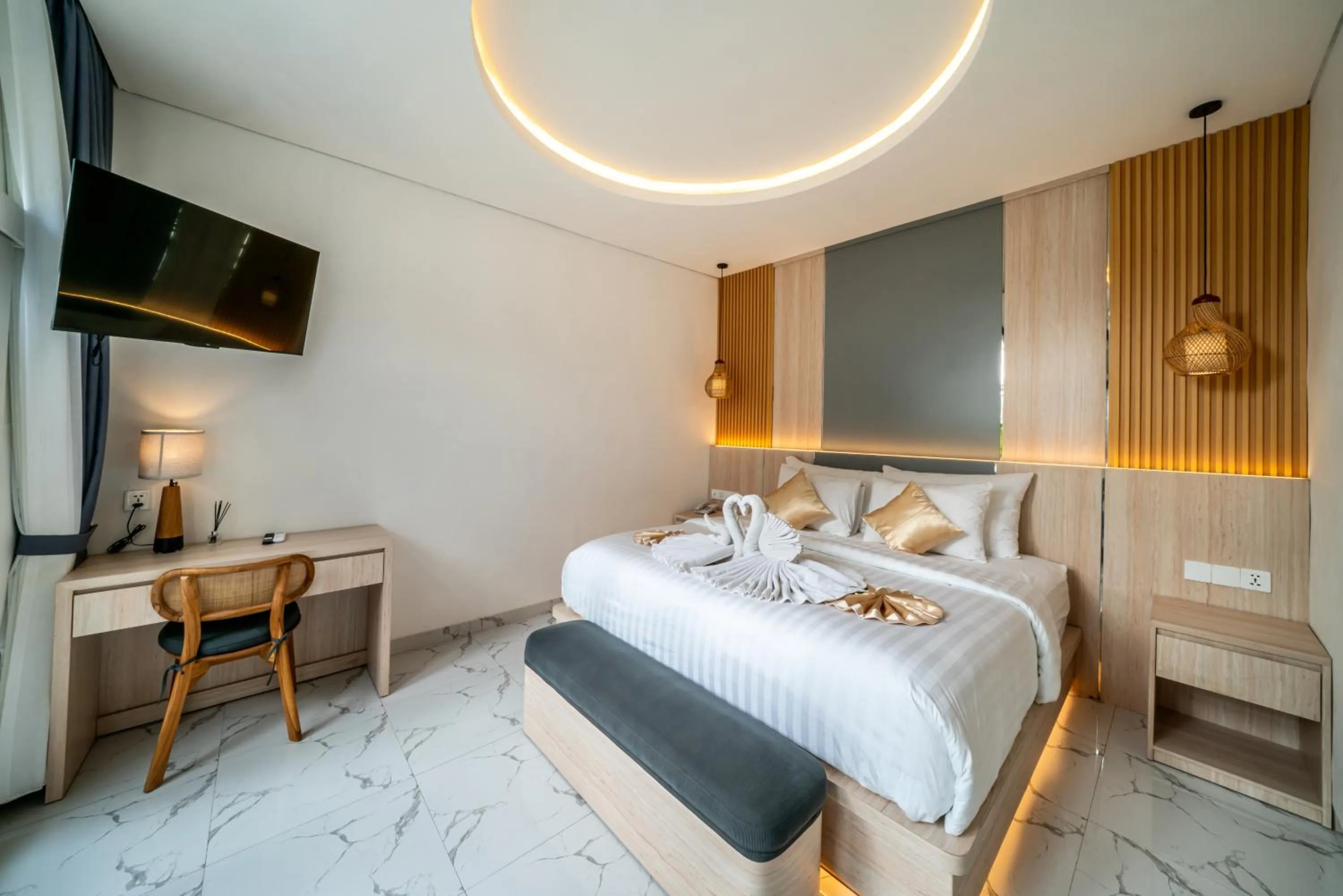 Bedroom, Bed in Dikubu Bali Villa and Suites